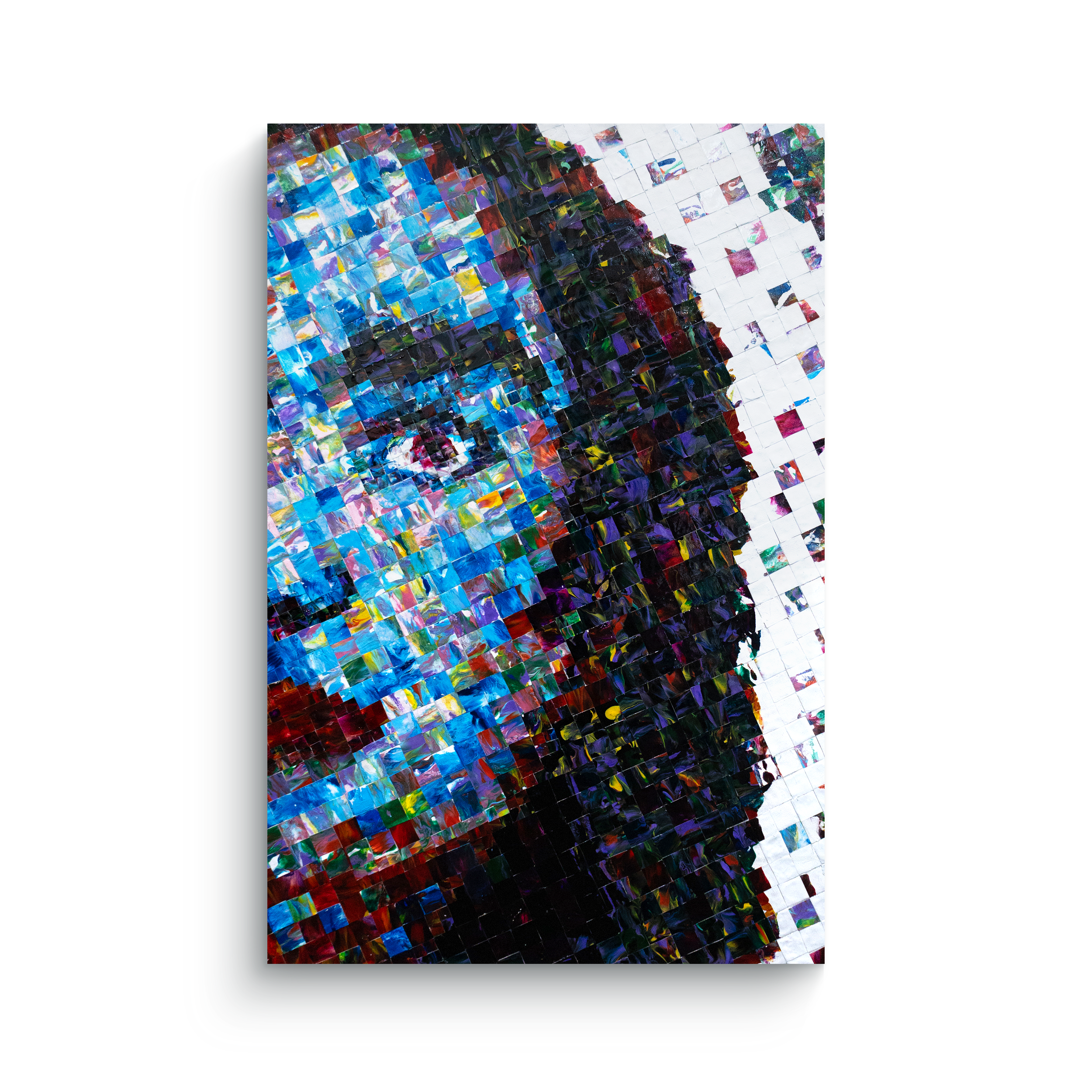 "Mosaic No. 2"
Acrylic Collage on Canvas,
24x32''