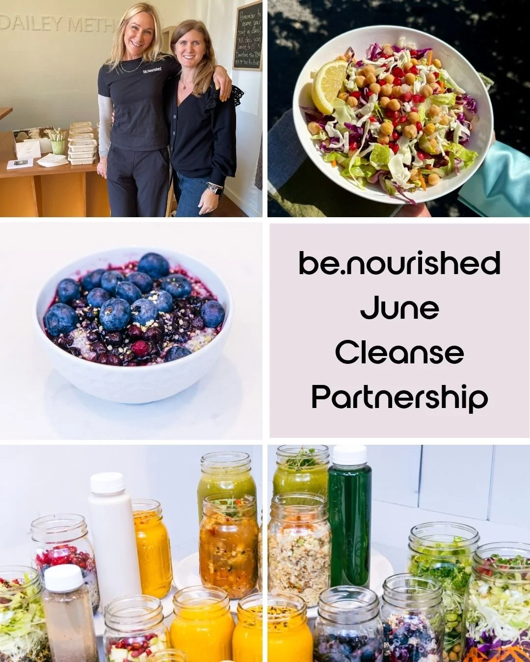 be.nourished June Cleanse Partnership