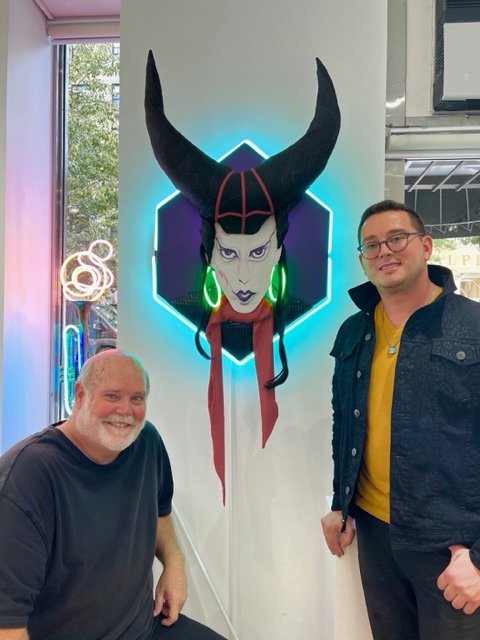 Rod and collaborator George V Wolf NYC