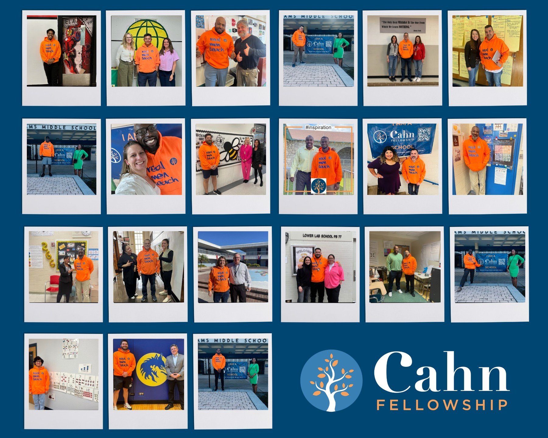 Celebrating Teacher Appreciation Week! A big thank you to our &quot;Real Men Teach&quot; Cahn fellows for sharing your photos. Here's to all the incredible educators making a difference! #TeacherAppreciationWeek @realmenteach