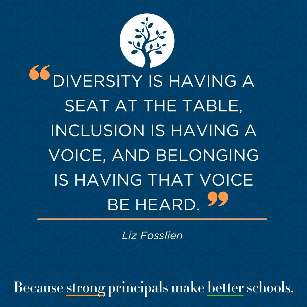 Motivational Monday! At Cahn Fellowship, we believe that creating a culture of belonging is essential for strong leadership and thriving schools. #MotivationalMonday