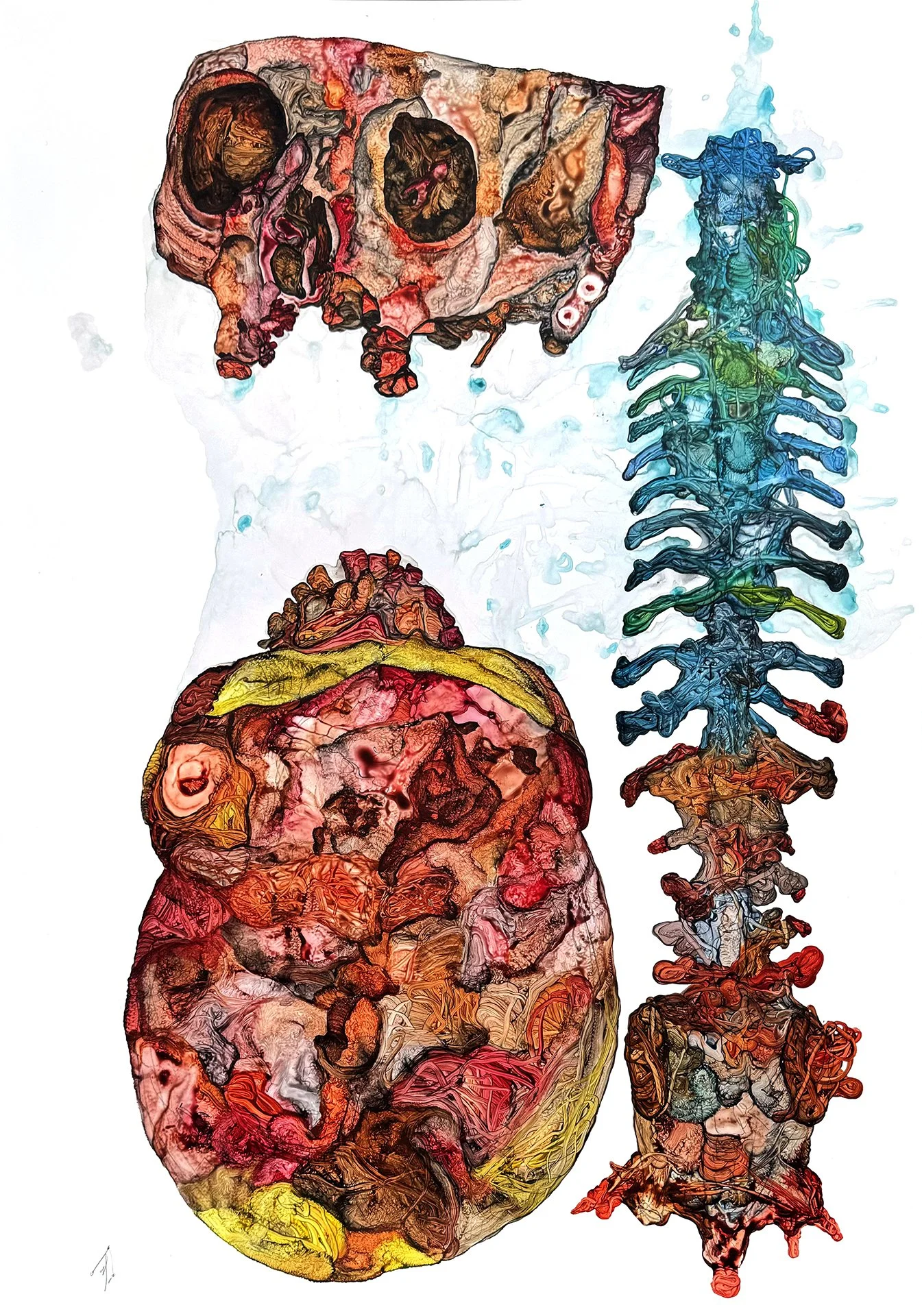  DAVID DEWEERDT  UNTITLED (06) Ink and acrylic on mylar 39.4 x 27.6 inches 100 x 70 centimeters  $2000   INQUIRE →  