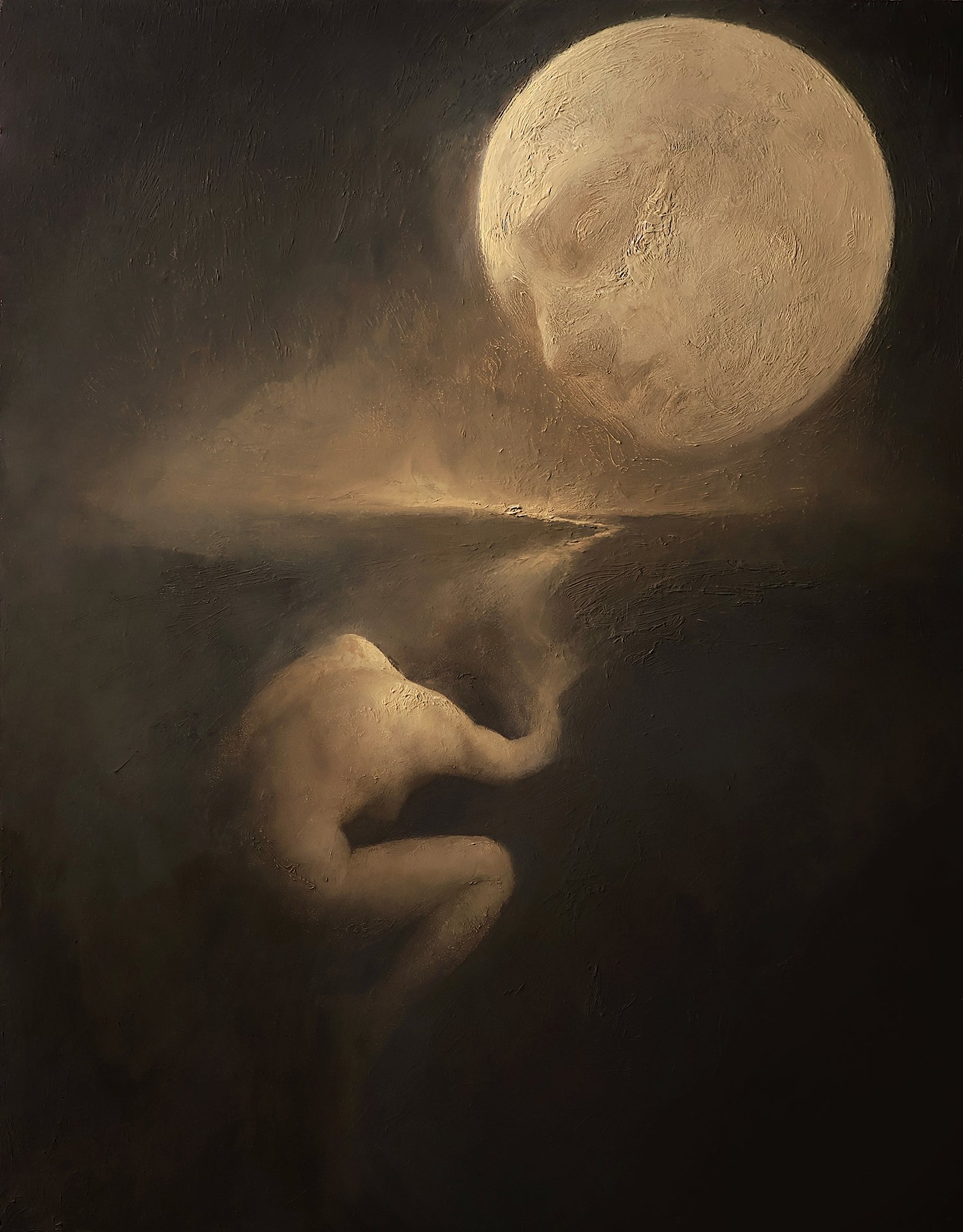  LARISA BRECHUN   INVOCATION Oil on panel 20 x 16 inches 50.8 x 40.6 centimeters  Price TBD   BUY →  