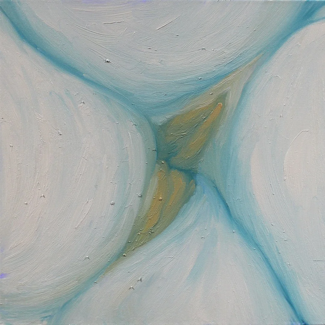 NOAH TRAPOLINO  COMMUNICATION III   Oil on panel 10 x 10 inches 25.4 x 25.4 centimeters  $1600   INQUIRE →  