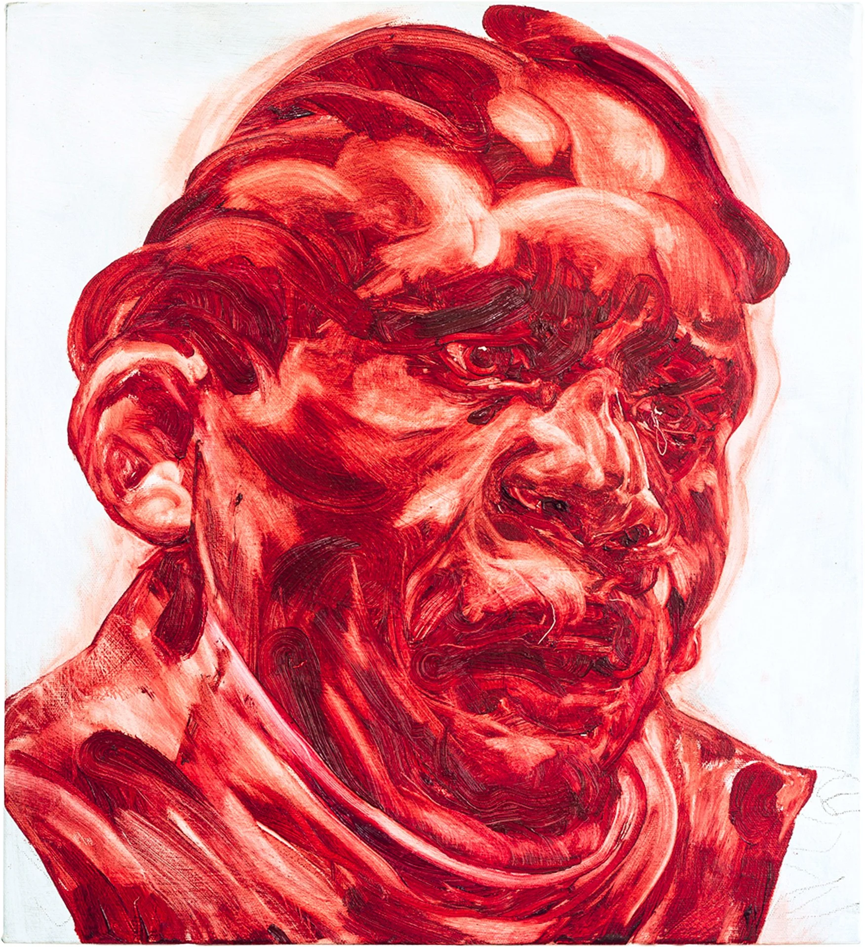 RAFAEL HAYASHI  BURNS  Oil on Canvas 19.7 x 17.7 inches 50 × 45 centimeters  $1750   INQUIRE →  