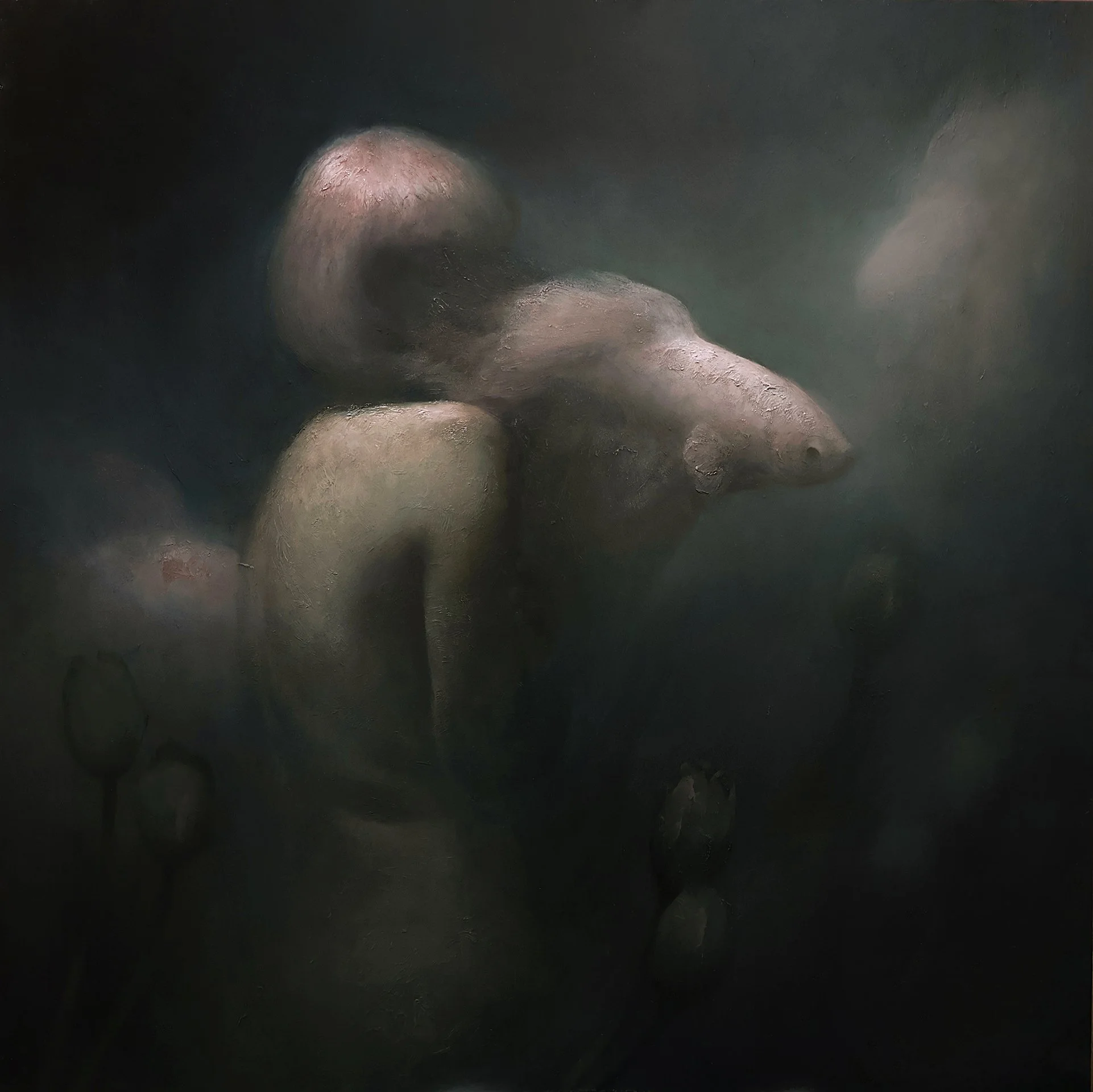  LARISA BRECHUN   SPLENDENS Oil on panel 30 x 30 inches 76.2  x 76.2 centimeters  Price TBD   BUY →  