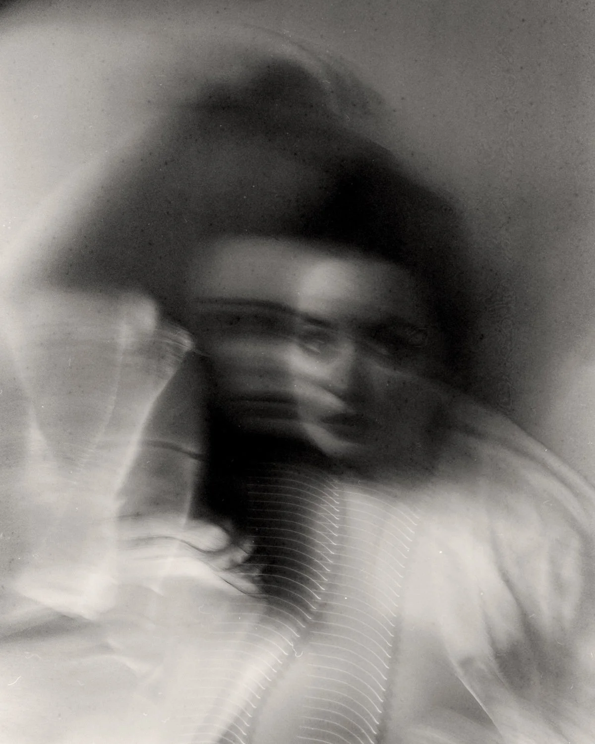 MICHAEL ASH SMITH  THE SADNESS OF LONGING - SIX  Ink transfer, oil, and barite on 300 GSM Arches paper 1O x 8 inches 25.4 × 2O.3 centimeters  $2000   INQUIRE →  