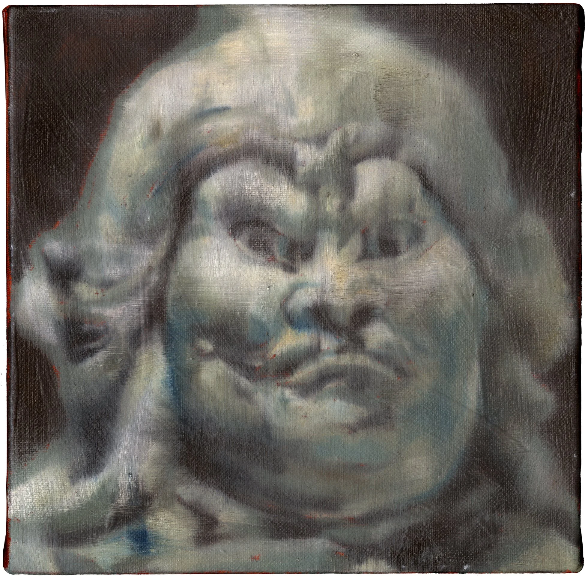 RAFAEL HAYASHI  SHITENNO  Oil on Canvas 25 x 25 inches 9.8 × 9.8 centimeters  $550   INQUIRE →  