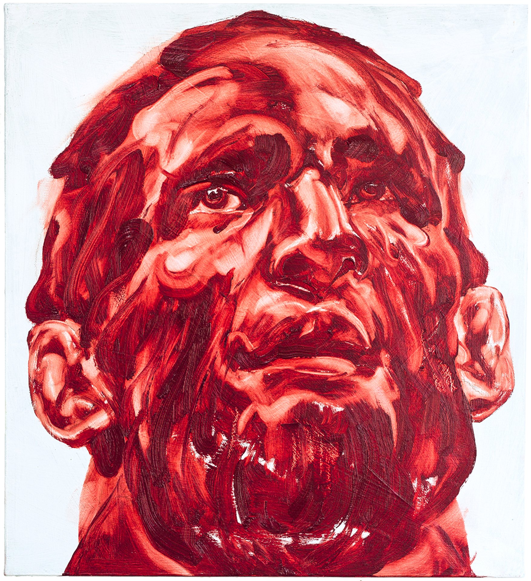 RAFAEL HAYASHI  CHECHENO  Oil on Canvas 19.7 x 17.7 inches 50 × 45 centimeters  $1750   INQUIRE →  