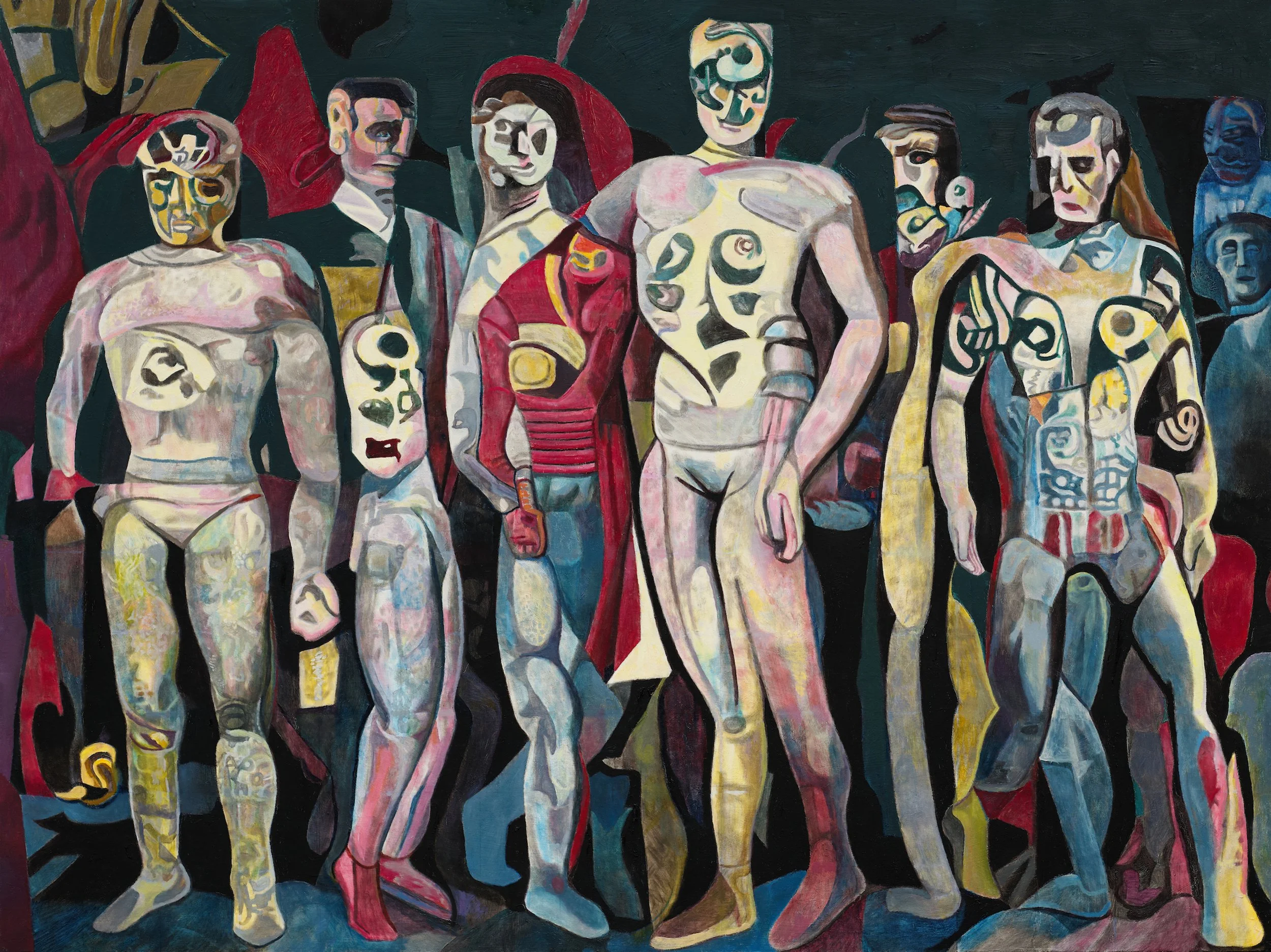 DAVID M. BALL  HAIL AND FAREWELL  Oil on Birch Panel 30 x 40 inches 76.2 × 101.6 centimeters  $3600   INQUIRE →  
