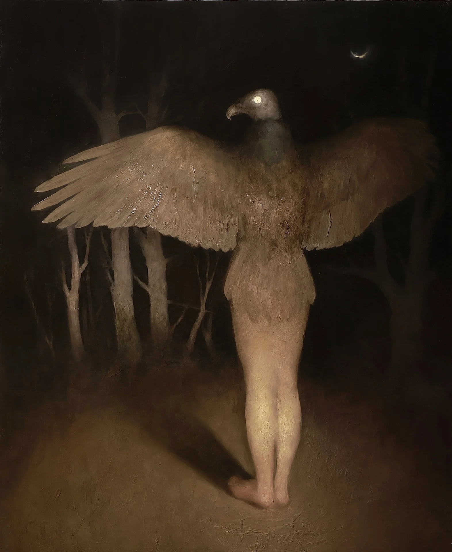  LARISA BRECHUN   OMEN Oil on panel 24 x 20 inches 61 x 50.8 centimeters  Price TBD   BUY →  