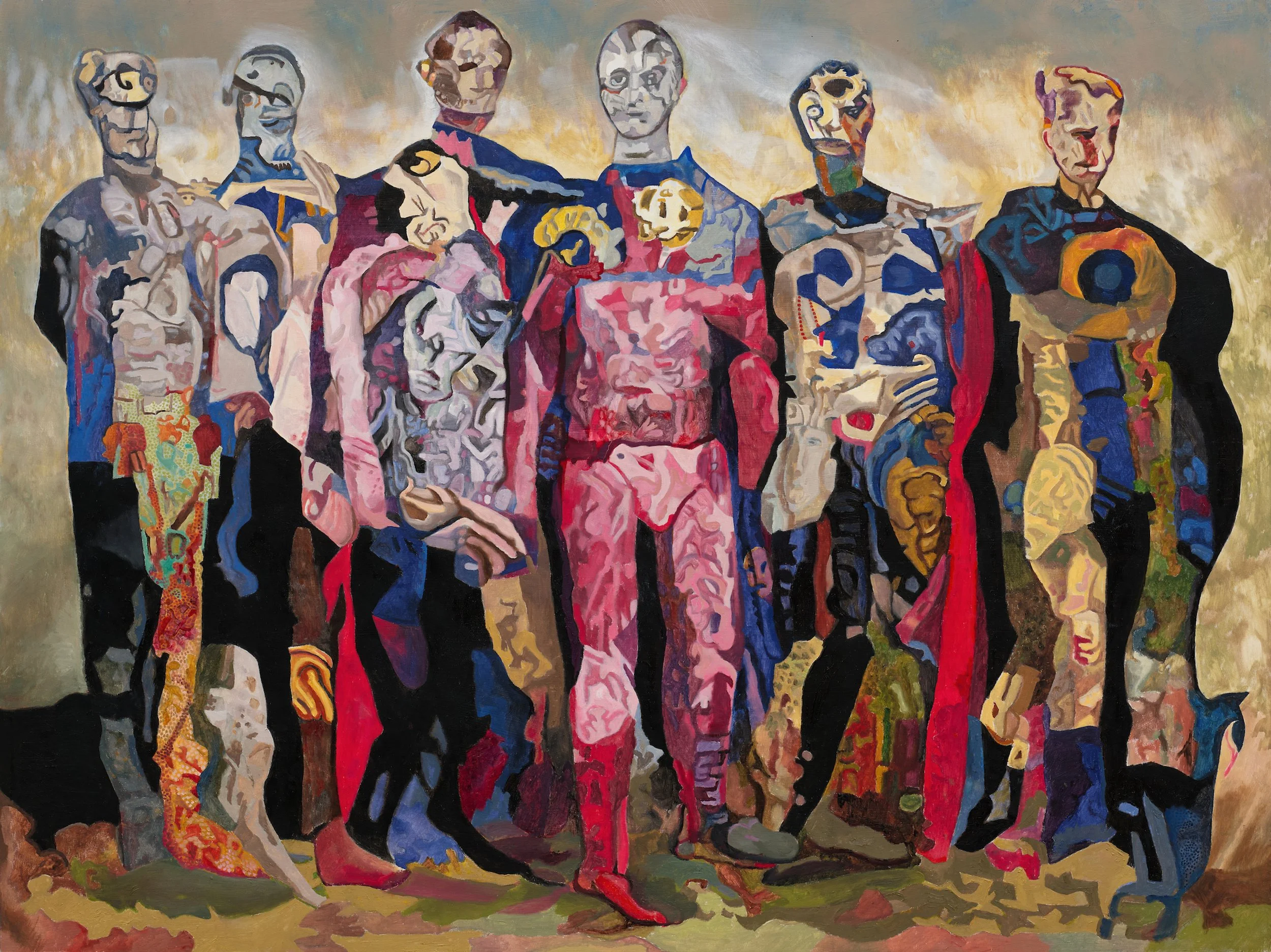 DAVID M. BALL  SEXTET  Oil on Birch Panel 30 x 40 inches 76.2 × 101.6 centimeters  $3600   INQUIRE →  