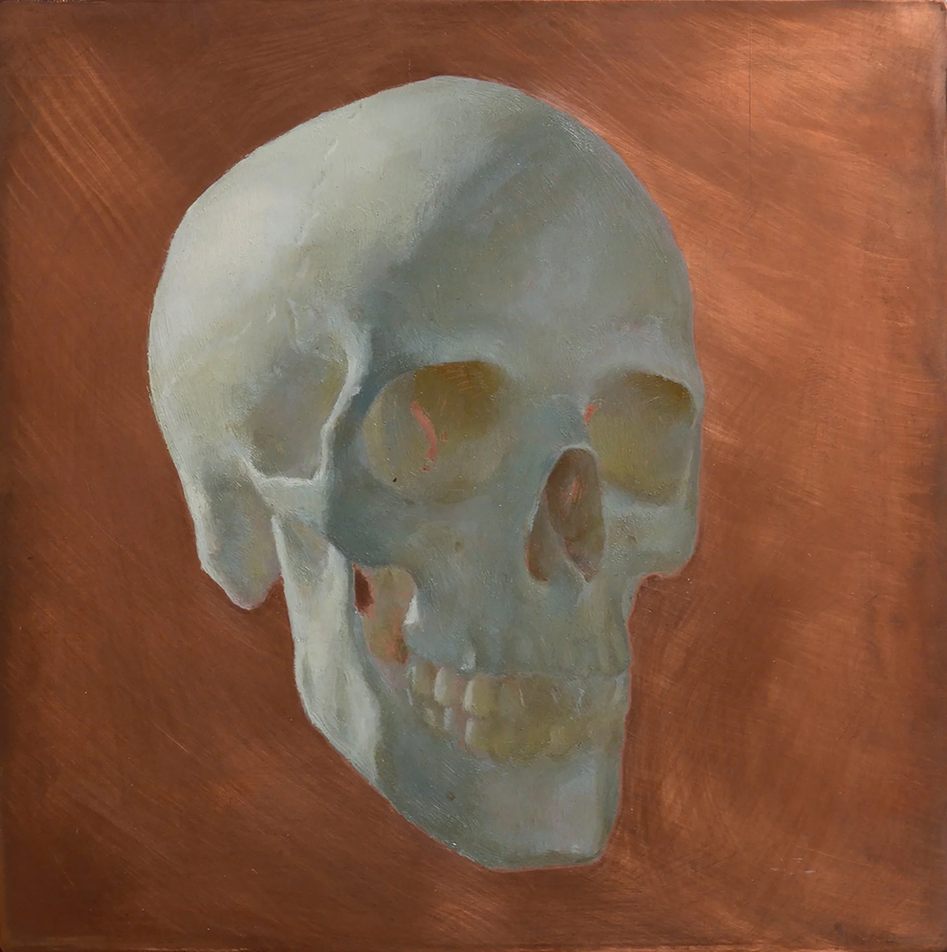AINA CLOTAS  UNTITLED  Oil on copper 6 x 6 inches 15.2 × 15.2 centimeters   SOLD   