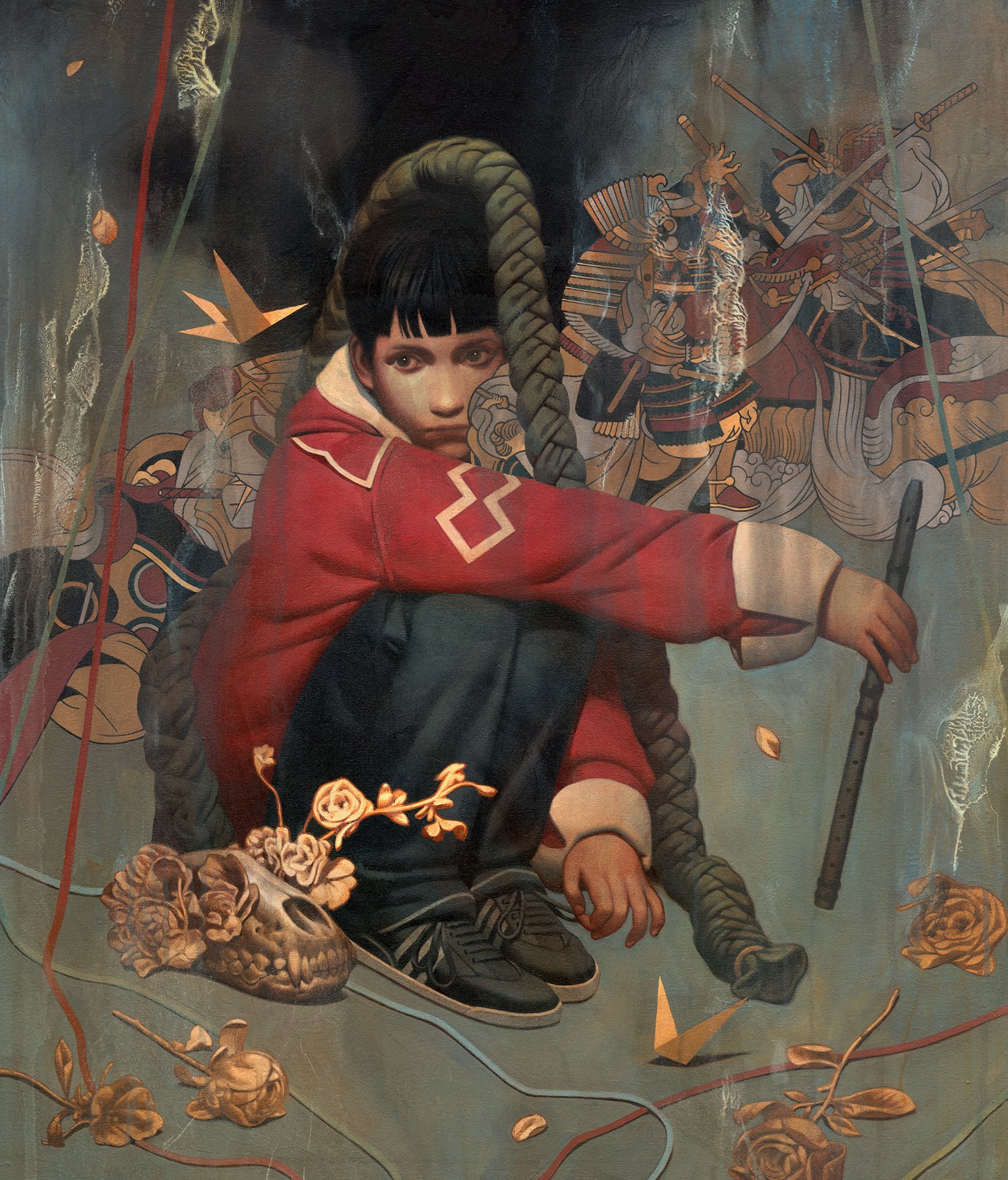 JOÃO RUAS  RECOAT  Mixed media on canvas 31.9 x 25.2 inches 81 x 64 centimeters  $8600   INQUIRE →  