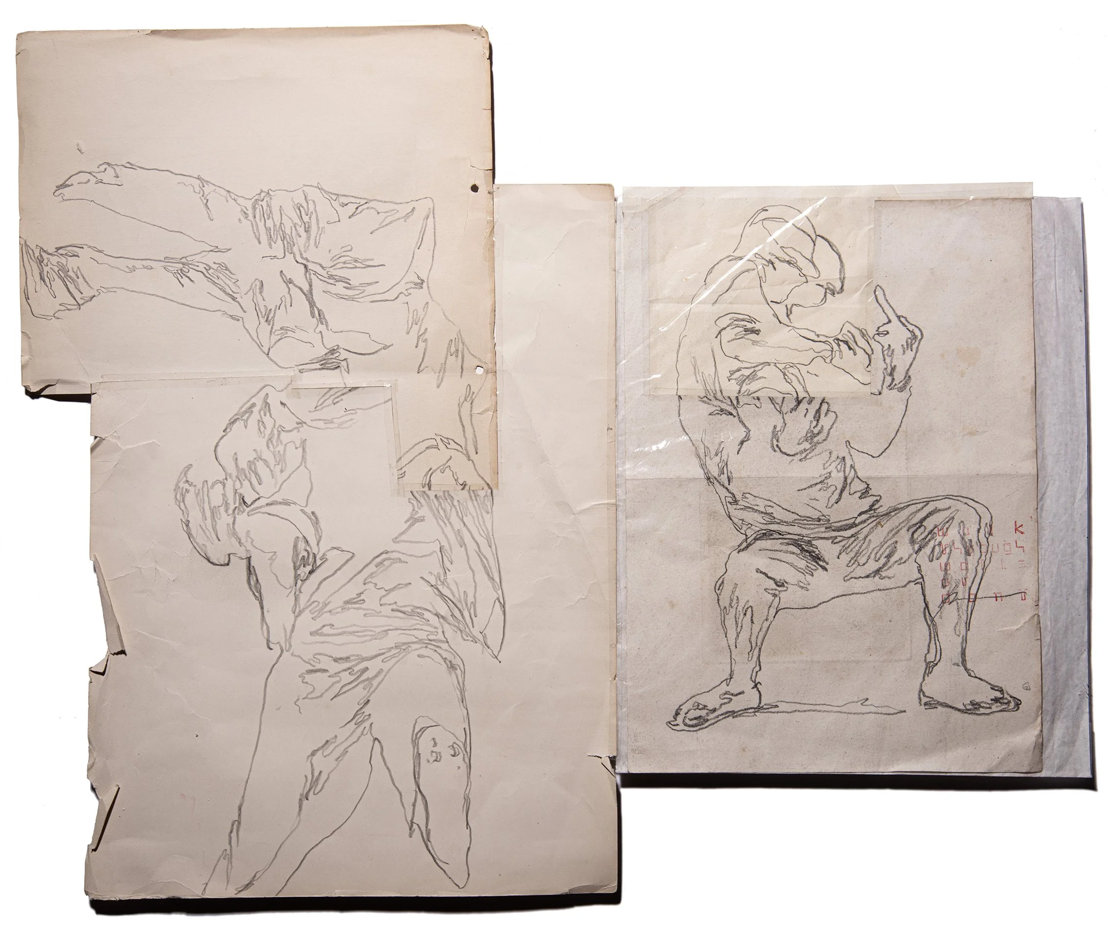PHIL HALE  WALK THROUGH WALLS OR DON'T (05)  Graphite on antique prints, photograph 28 x 28 inches (approx.) 71.1 x 71.1 centimeters (approx.)   $4000   INQUIRE →  
