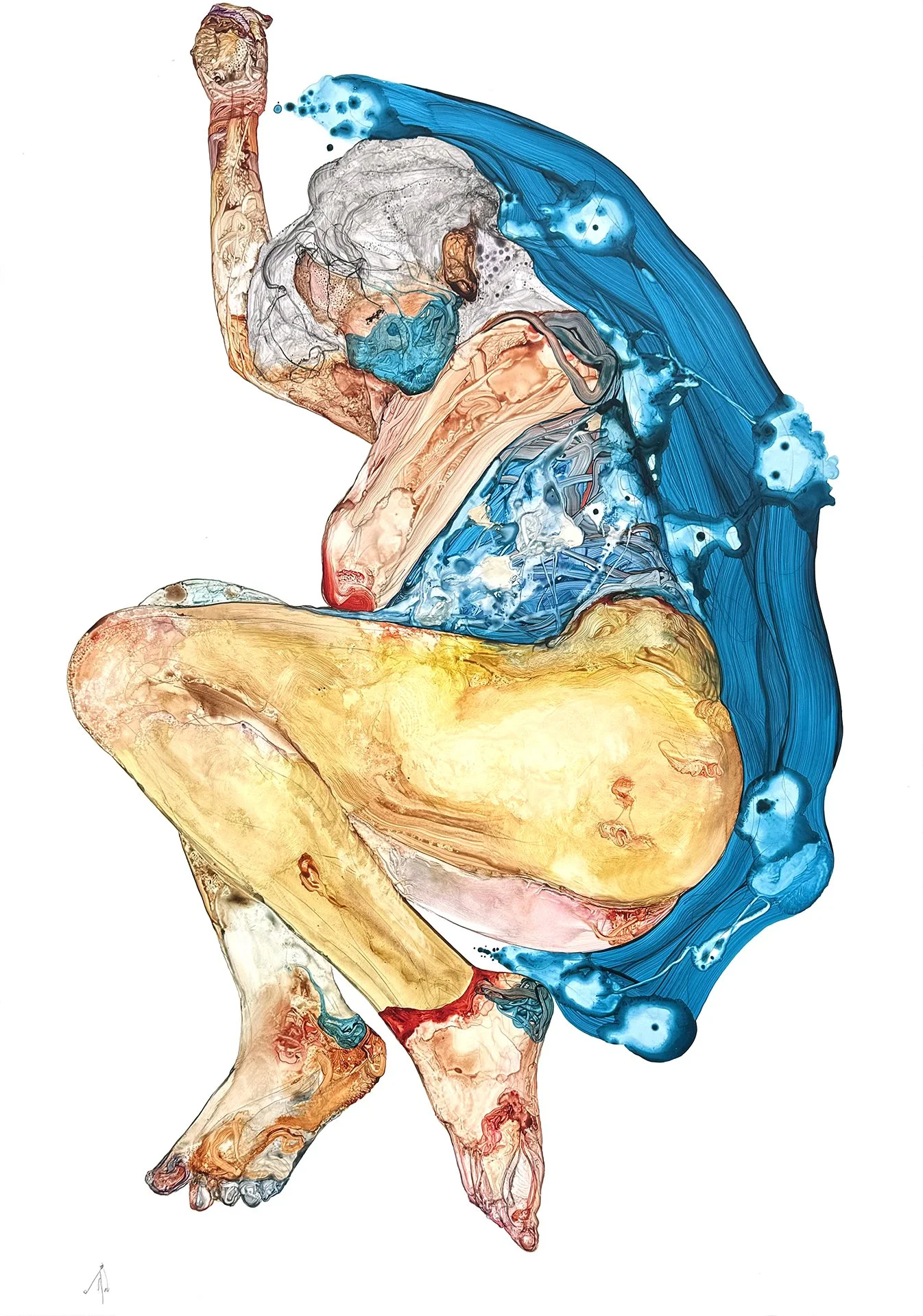  DAVID DEWEERDT  UNTITLED (17) Ink and acrylic on mylar 39.4 x 27.6 inches 100 x 70 centimeters  $2000   INQUIRE →  