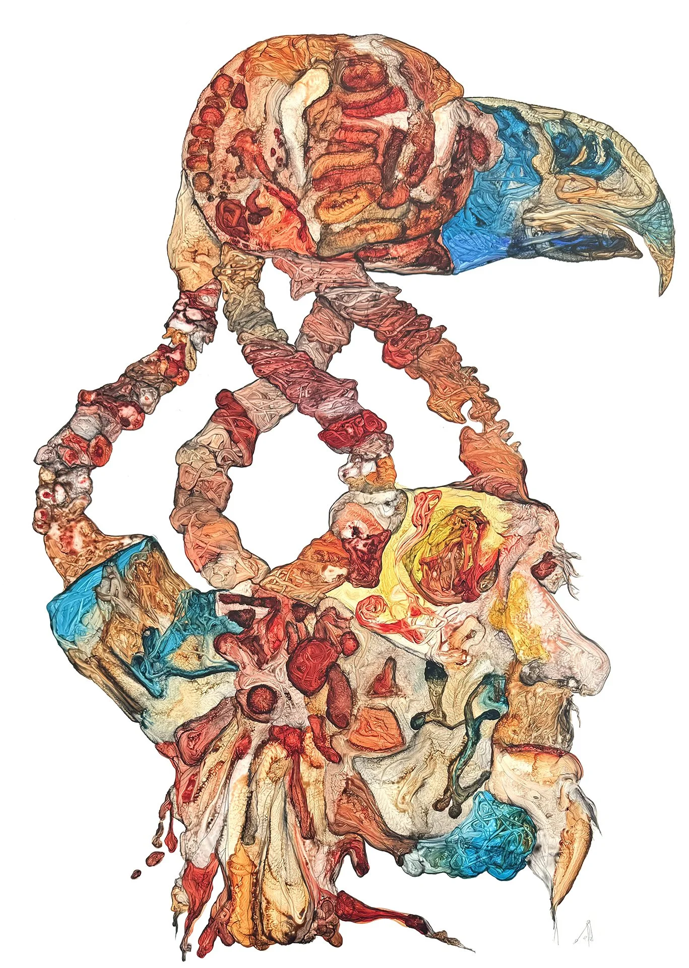  DAVID DEWEERDT  UNTITLED (08) Ink and acrylic on mylar 39.4 x 27.6 inches 100 x 70 centimeters  $2000   INQUIRE →  