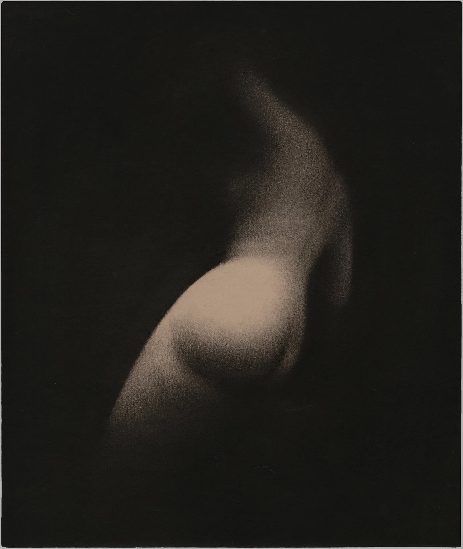 MARINA HO  ENVOLEÉ (479)  Charcoal on paper on wood 11.8 x 9.8 inches 30 × 25 centimeters  $1000   INQUIRE →  