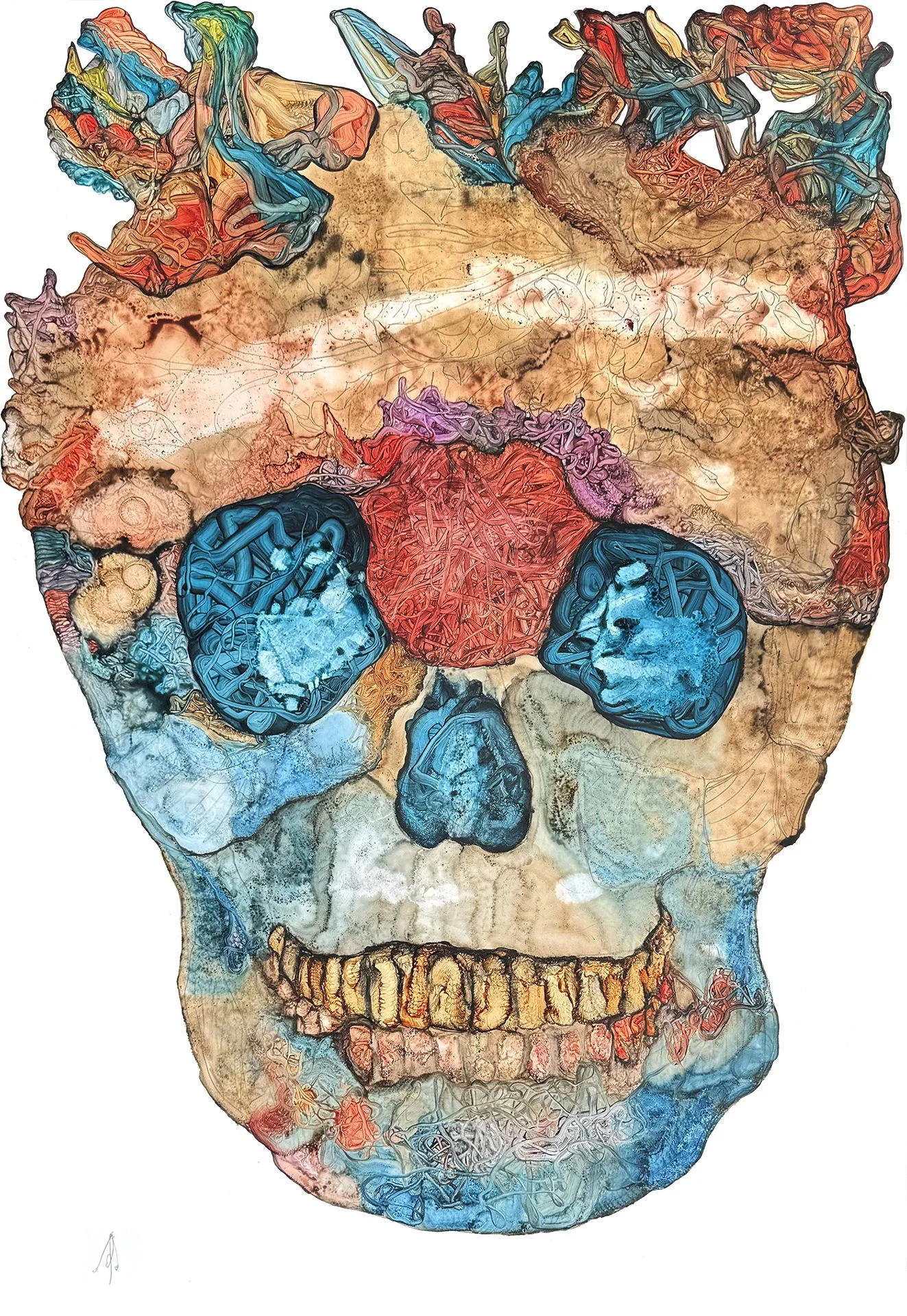  DAVID DEWEERDT  UNTITLED (12) Ink and acrylic on mylar 39.4 x 27.6 inches 100 x 70 centimeters  $2000   INQUIRE →  