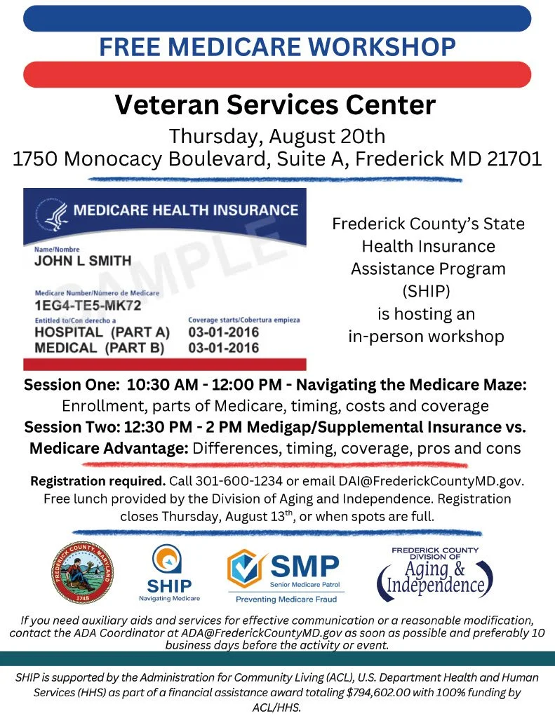 Free Medicare Workshop - Veteran Service Center