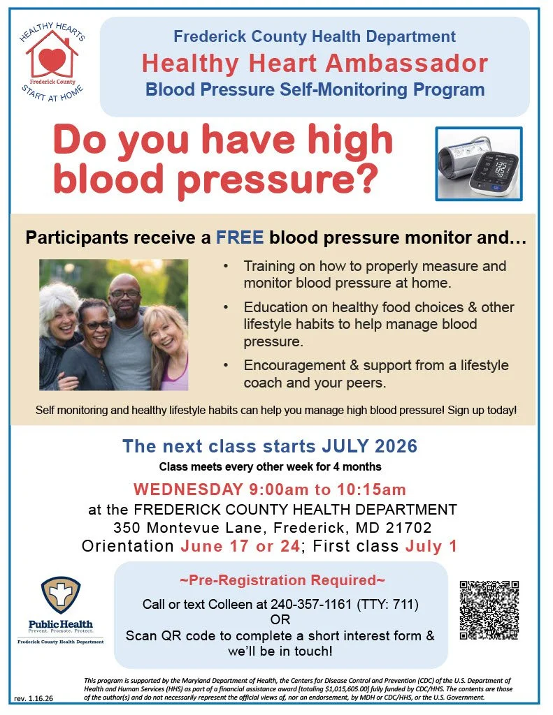 Healthy Hearts Class for Adults with High Blood Pressure