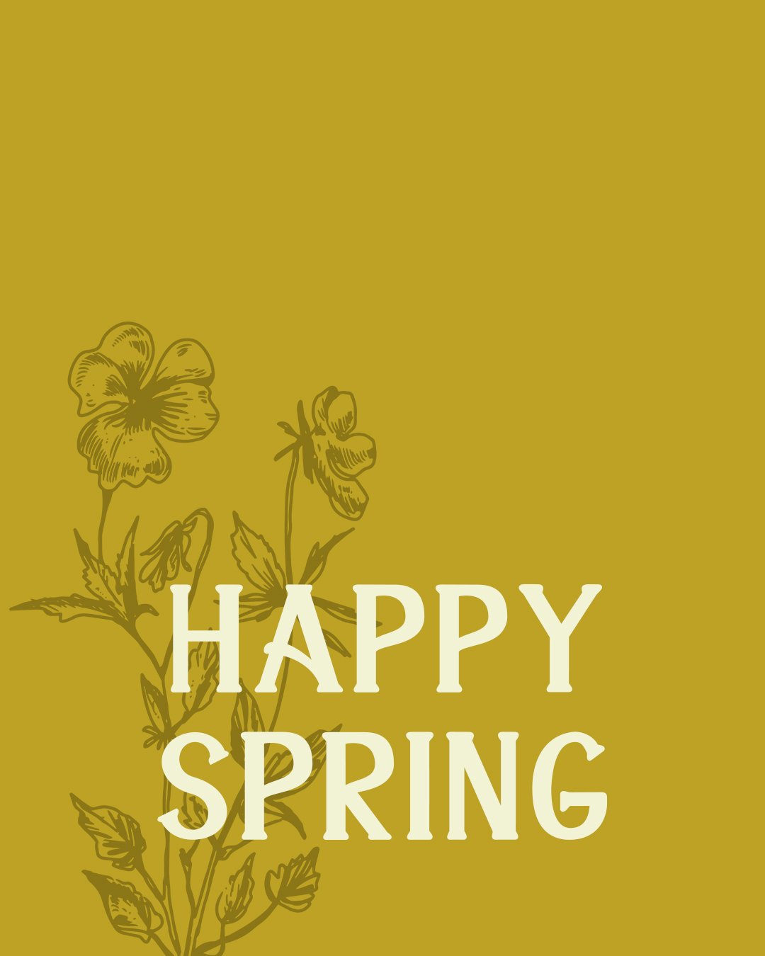 Happy first day of Spring! 

"For behold, the winter is past; the rain is over and gone. The flowers appear on the earth, the time of singing has come, and the voice of the turtledove is heard in our land." &mdash; Song of Solomon 2:11-12 
