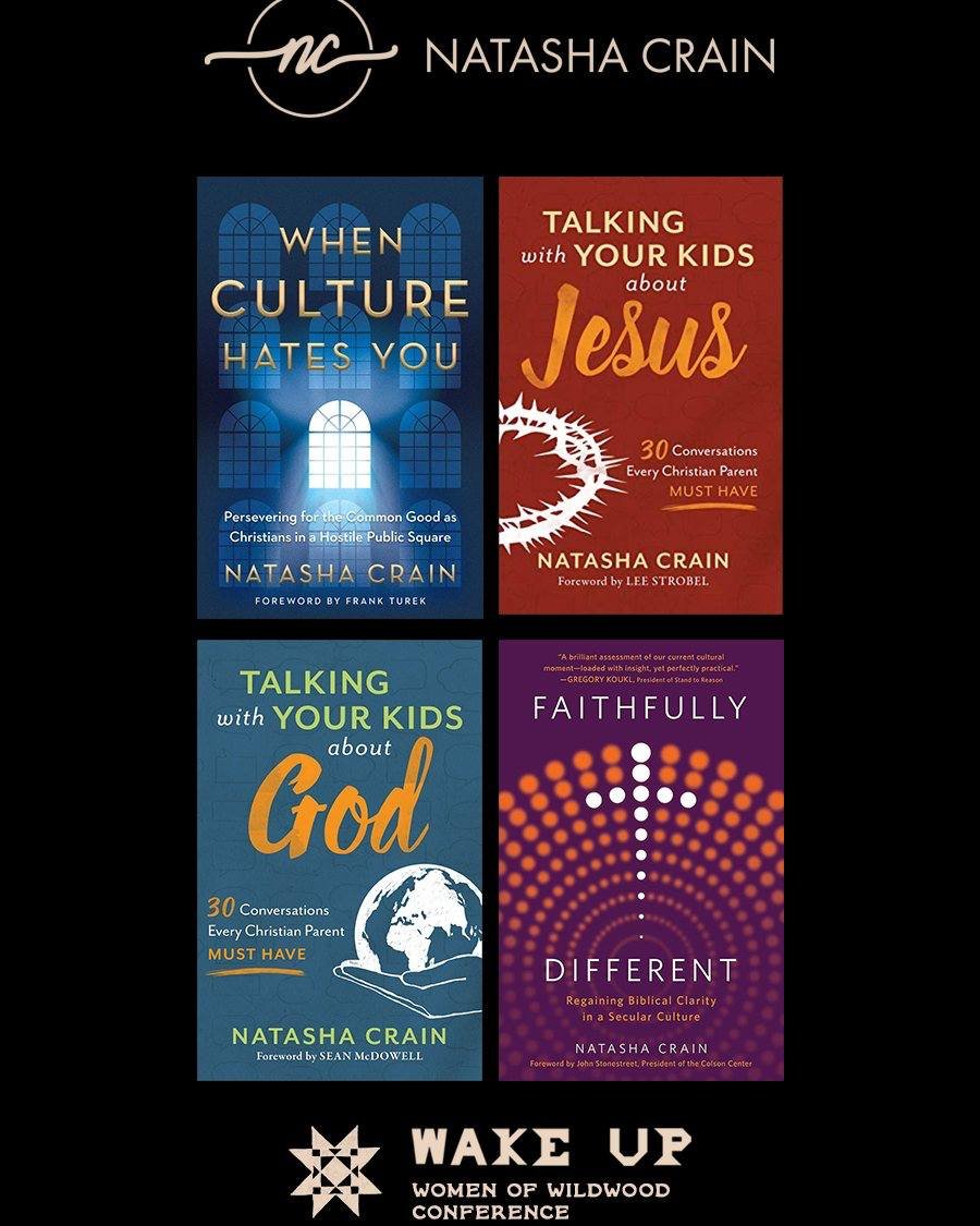 &ldquo;The goal isn't to &ldquo;win the culture war&rdquo;; it's to love God and love your neighbor by pursuing righteousness.&rdquo; - Natasha Crain (When Culture Hates You book)

Natasha Crain is a speaker and author of five books who is passionate