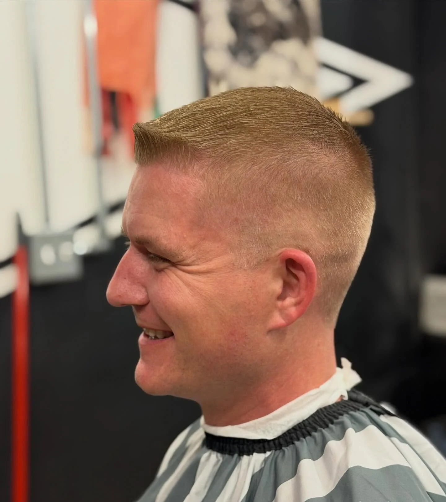 Another satisfied client! Finished w/ @shearrevival Upstate Blues Texture Wax to lock in the style he loves in the front. 

Book w/ Nick. Available Monday-Friday. 

@dabarbernick 
@h4viecel 
@hightopcapes 

#Phillybarber #PhillyFade #GraduateHospital