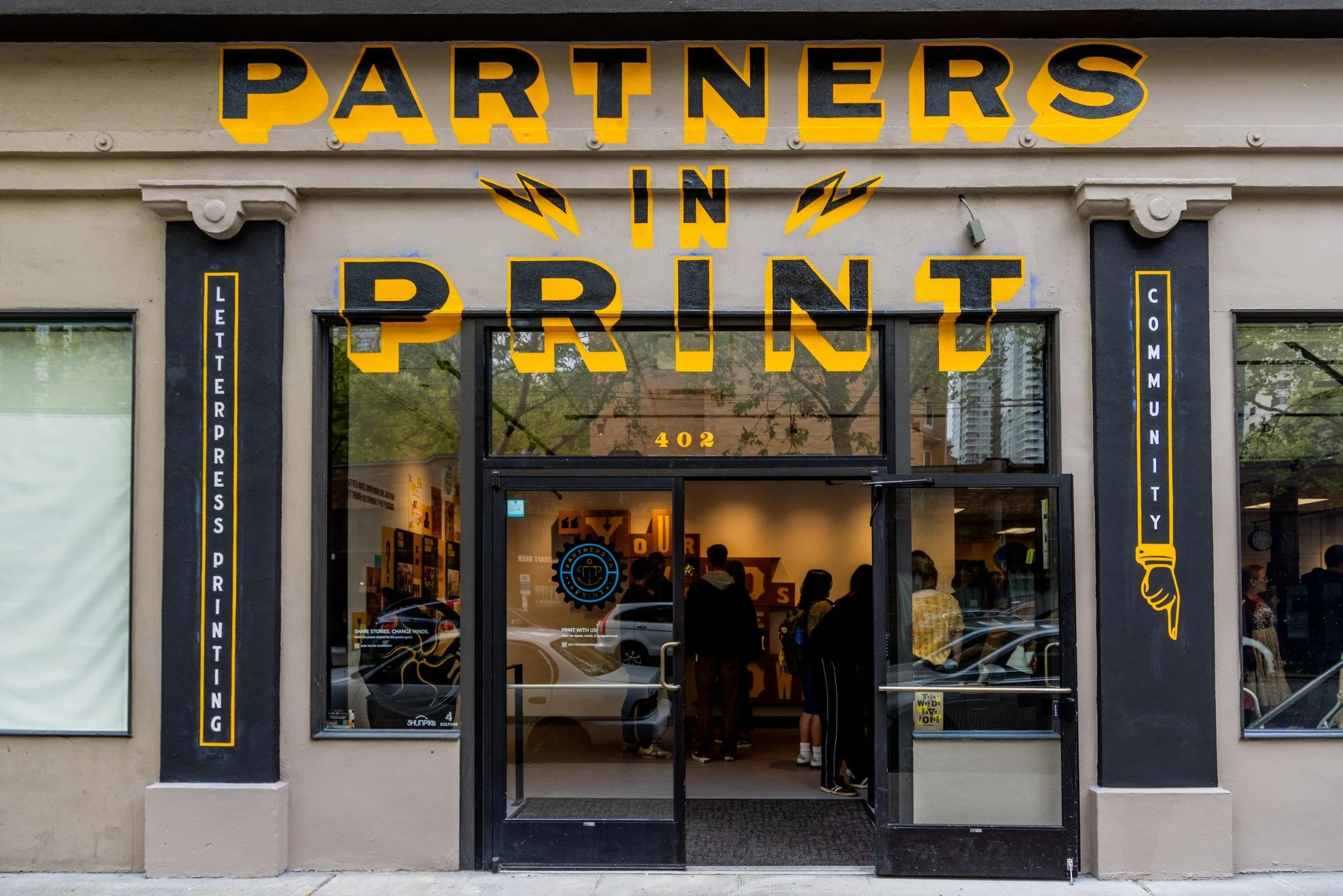 Partners in Print x Art + Culture Week
Press Power
Wednesday, September 24 ⋅ 6:00 – 8:00 PM
Partners in Print, 402 Cedar St, Seattle, WA 98121
What does art mean to you? Compose your message in wood type, ink it up, and letterpress pri