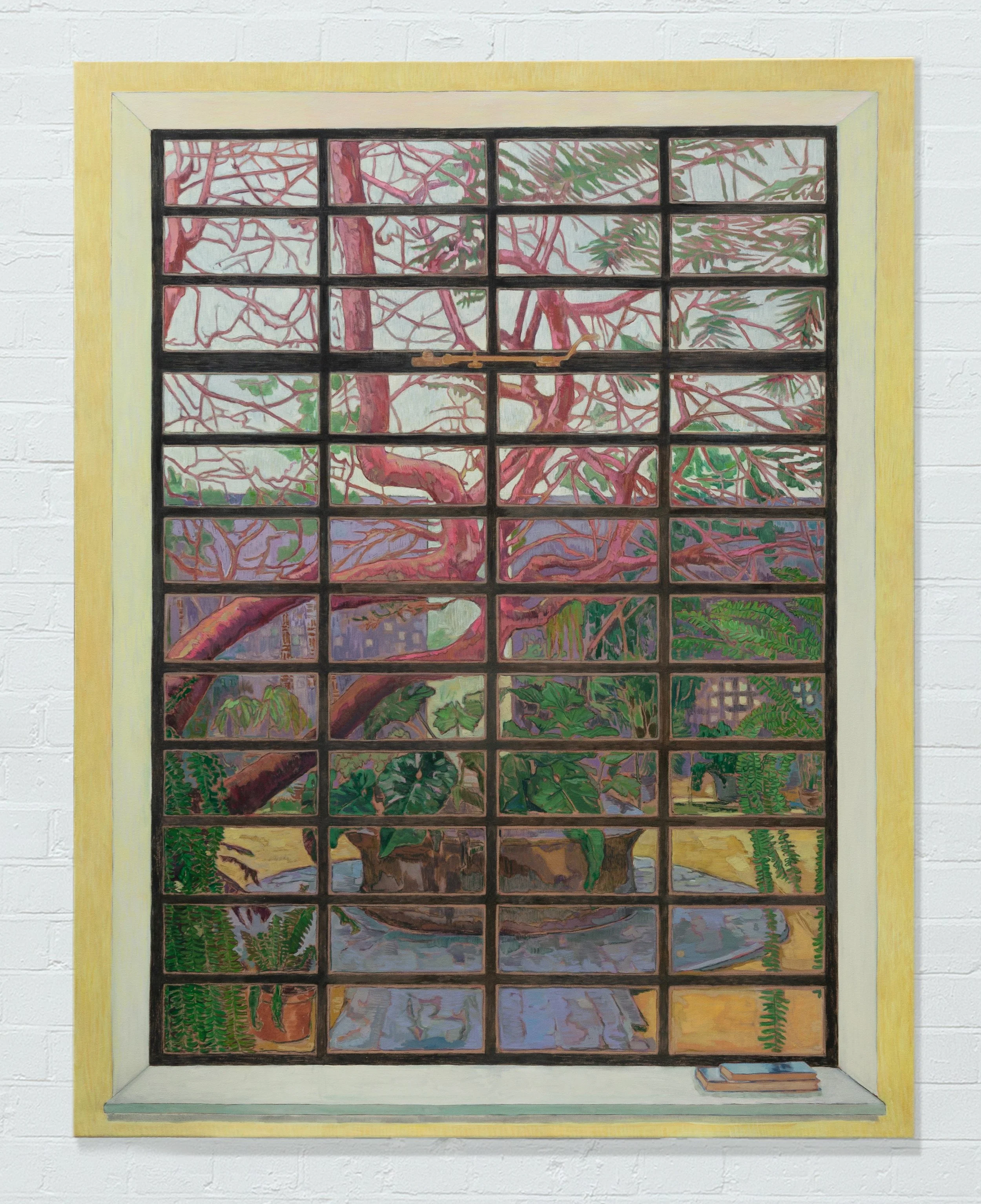 Sophie Baker, 'Reading Room', 2025, óleo sobre lienzo, 160 x 125 cm