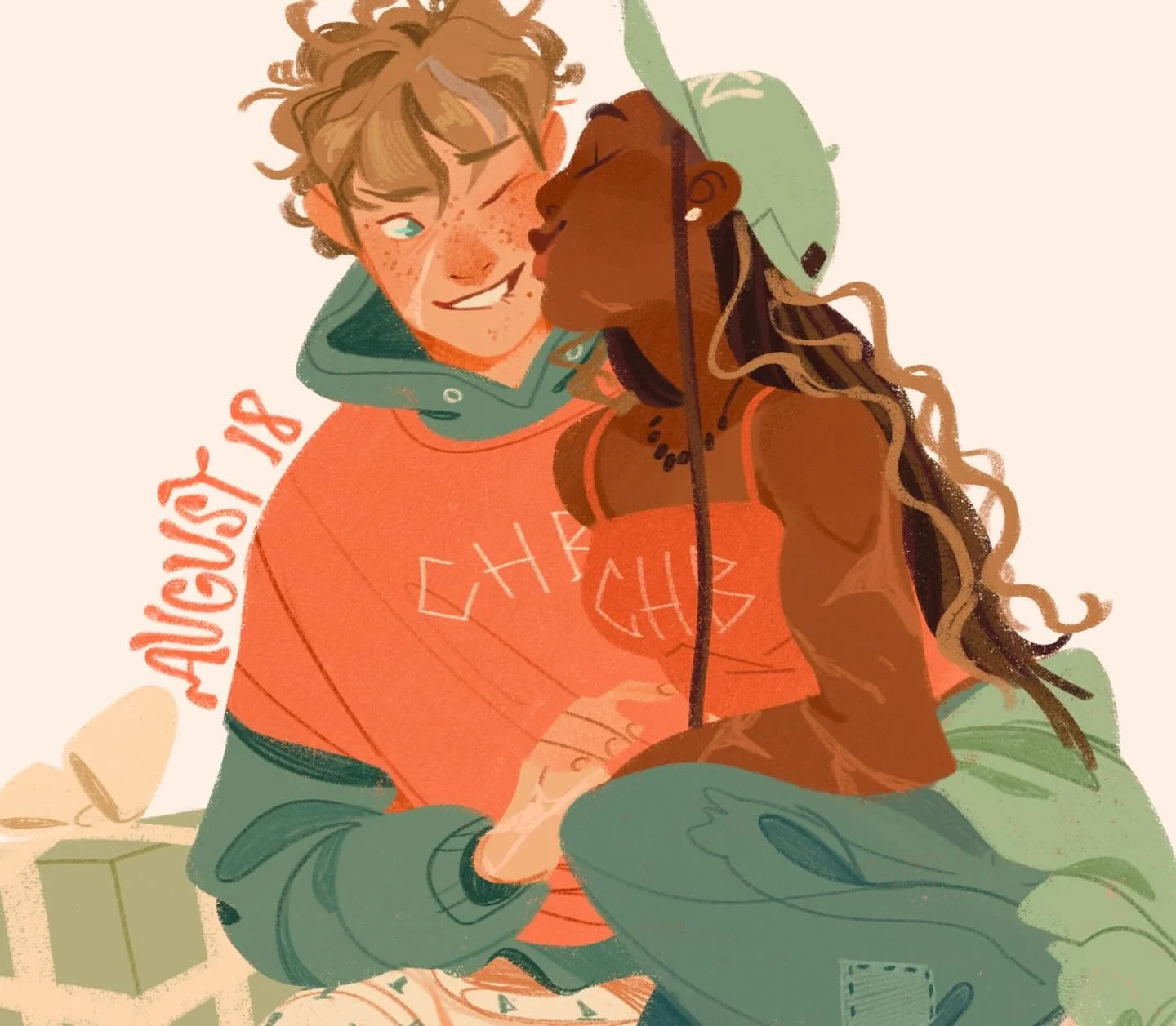 happy birthday, seaweed brain.
they really are more grunge-y in my head, but i wanted to take the colors of the original 2017 post and repurpose them.
as always, exposing progress and style evolution for the sake of it 🤪 which is kind of a crazy t