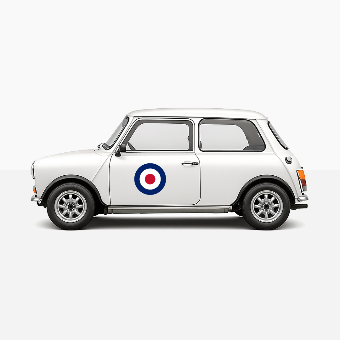 RAF Roundel, Magnetic Door Stickers, Pair