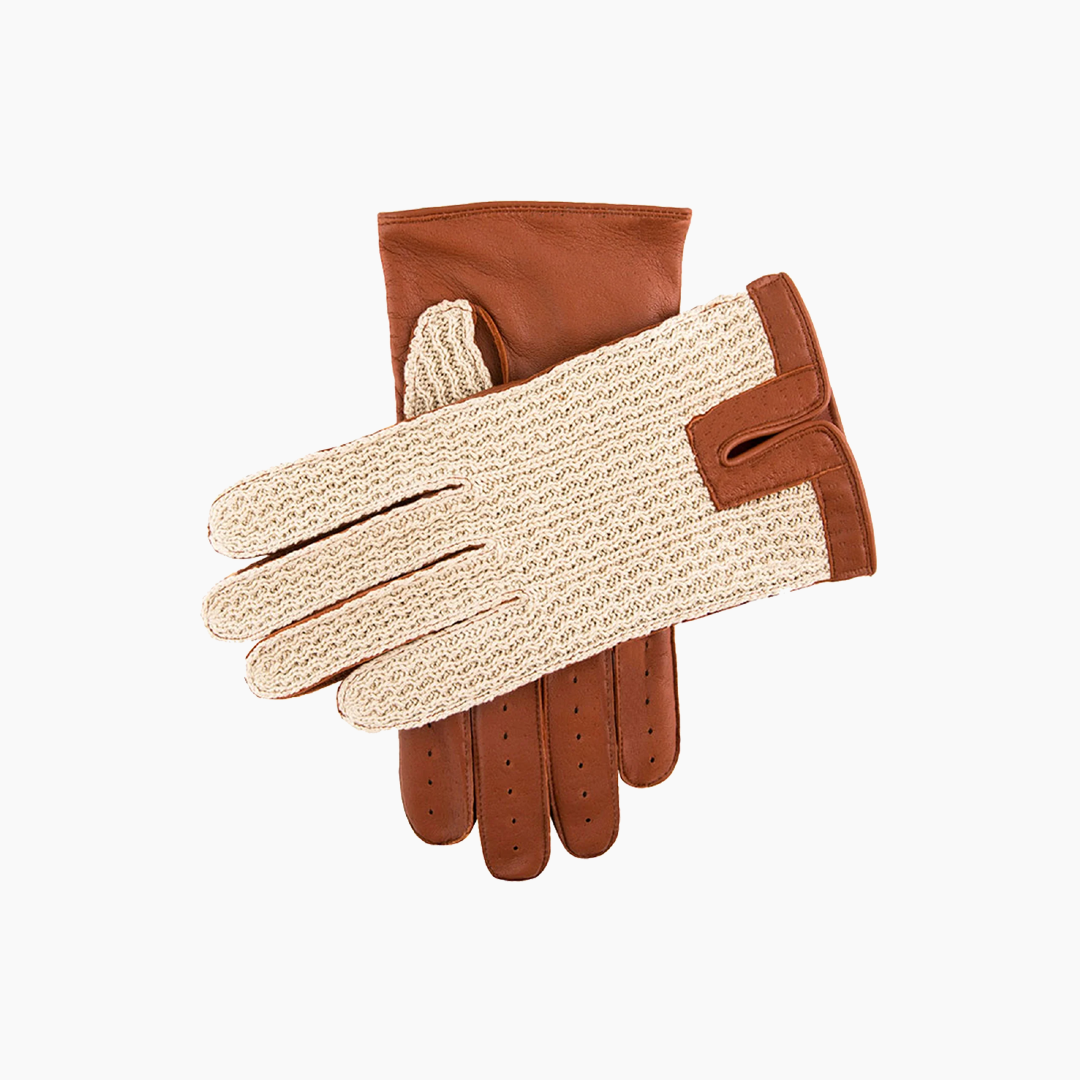 Lancaster Driving Gloves - Cognac