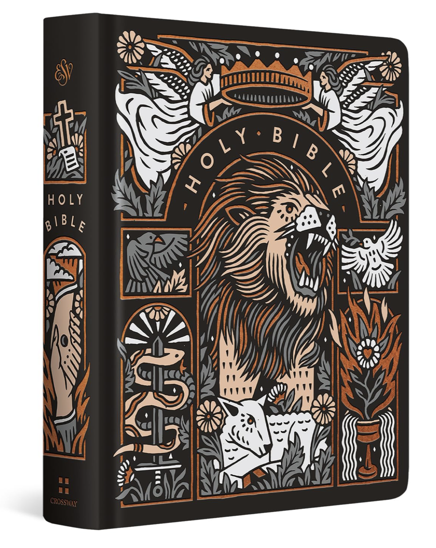 ESV Single Column Journaling Bible, Artist Series (Hardcover, Joshua Noom, The Lion and the Lamb): Holy Bible, English Standard Version
