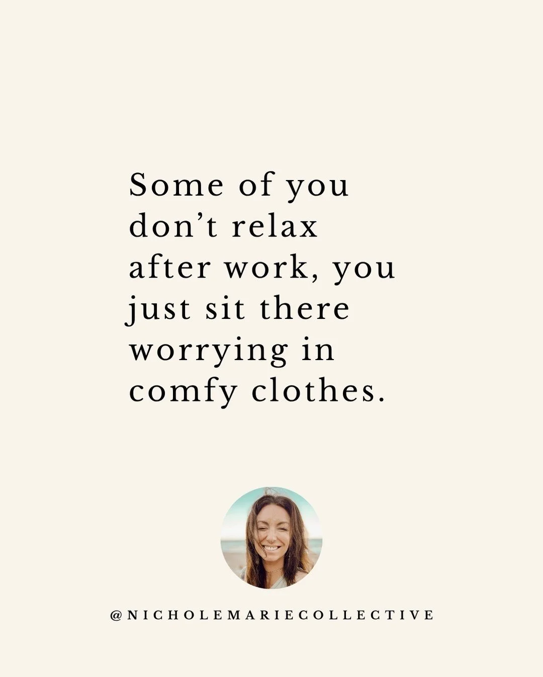 I think a lot of people believe they&rsquo;re &ldquo;relaxing&rdquo; after work because they changed clothes and sat down for a few hours, but mentally they&rsquo;re still processing the entire day.

They&rsquo;re sitting on the couch thinking about 