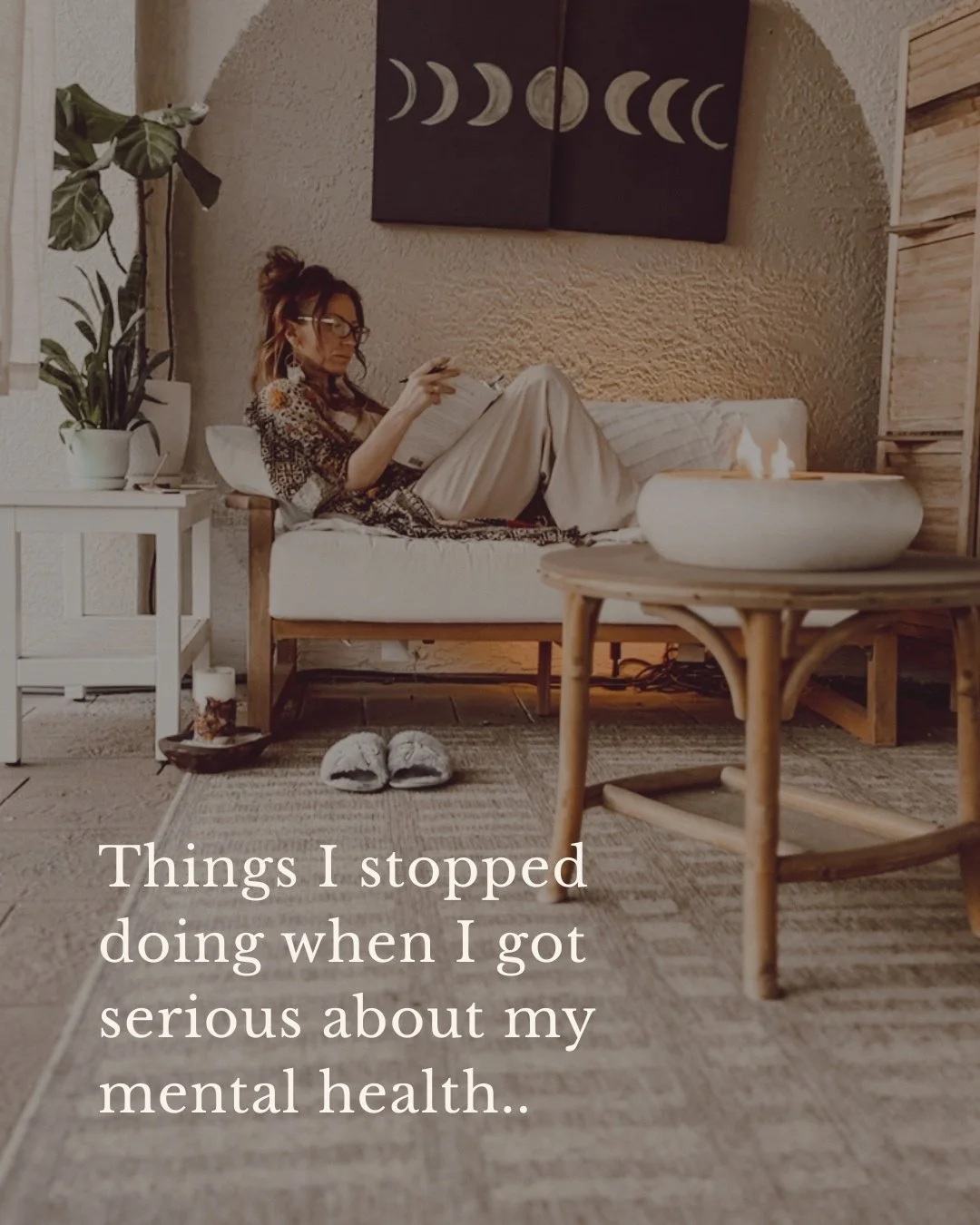 People always ask me what they should do to feel better.

Meditate?
Sound bath?
Journal?

Maybe.

But before all that, start with yourself. What's one thing about yourself you'd genuinely like to improve? Not a vague answer. A specific one.

"I 