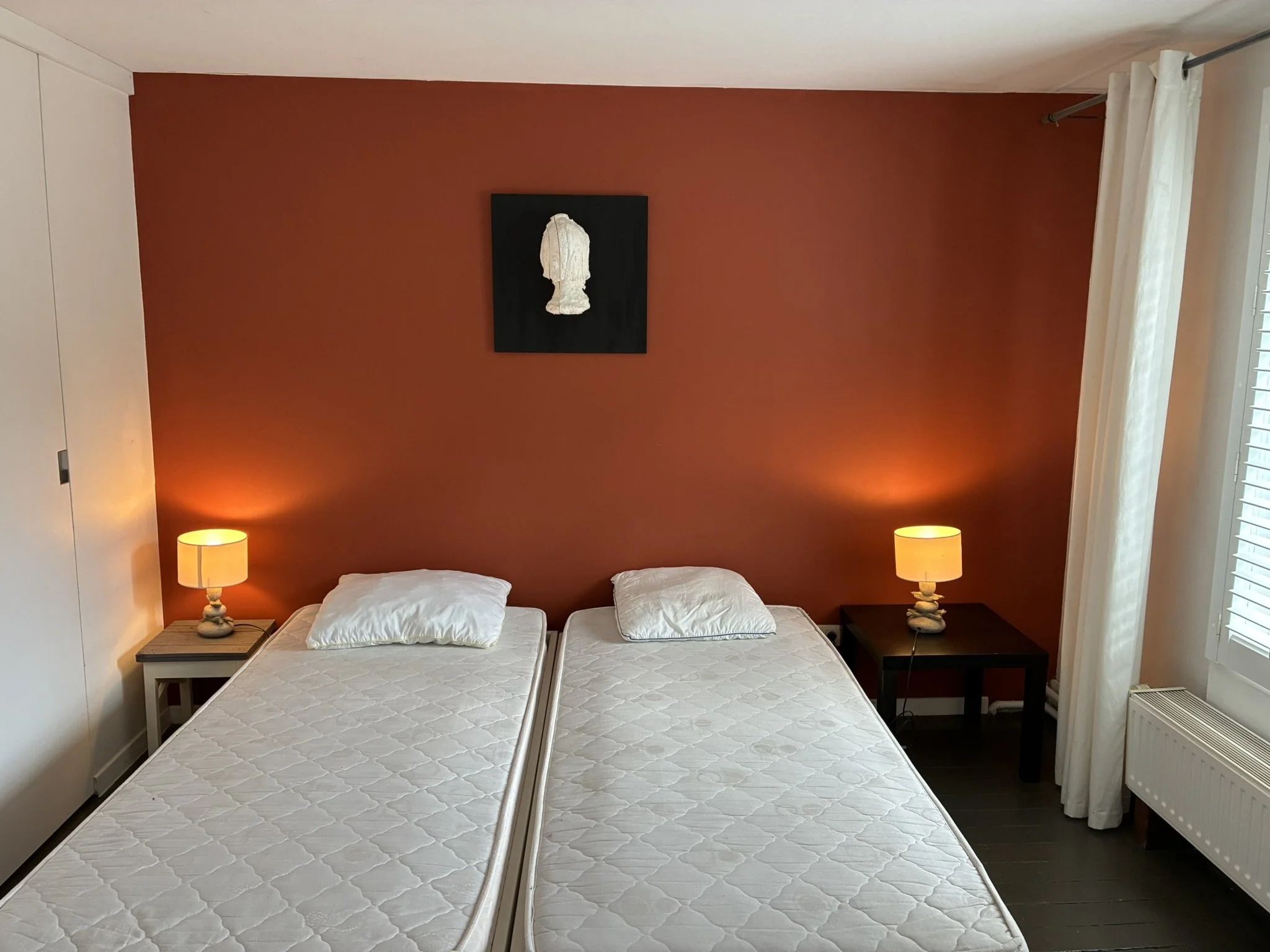 Slaapkamer in vakantiewoning De Waterkriek in Borgloon