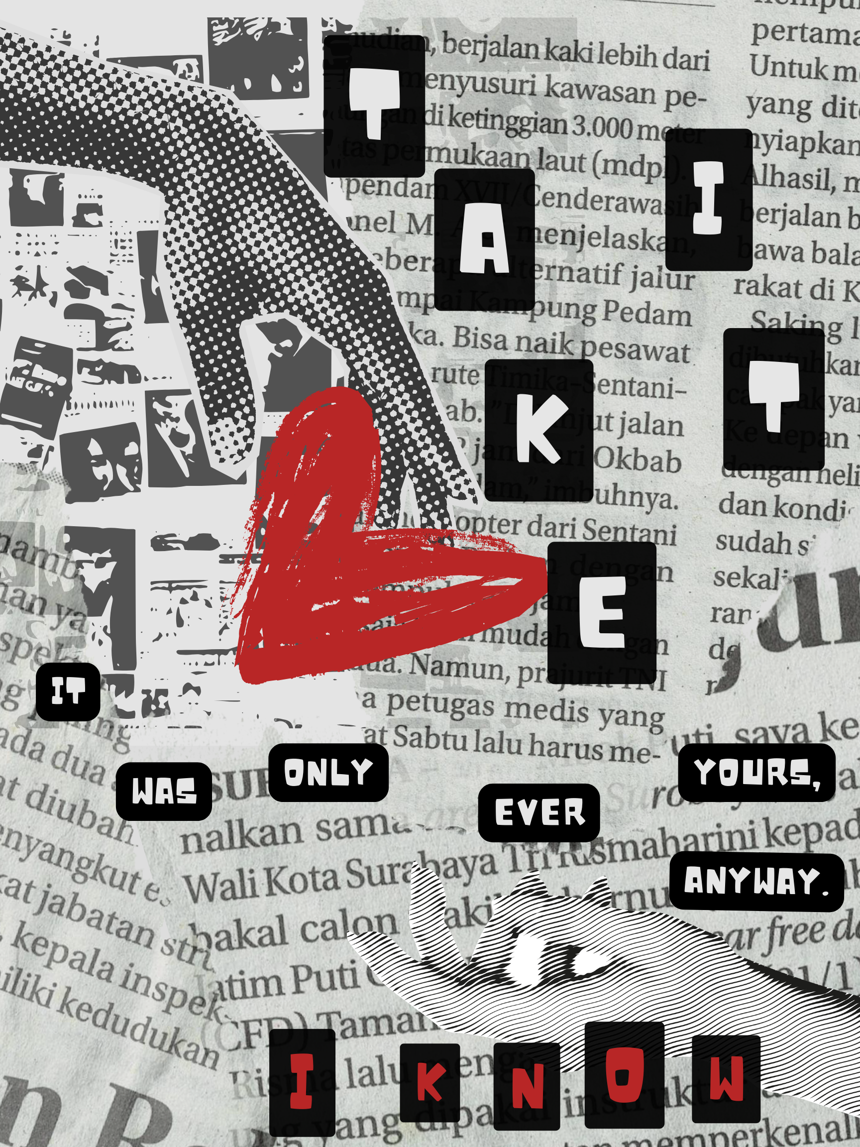 It was only ever yours Poster (18 x 24in)