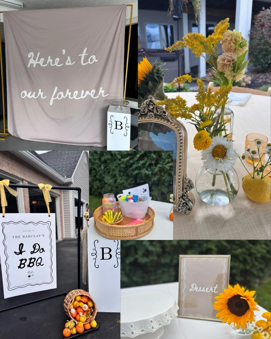 more and more couples in are choosing backyard wedding receptions for their flexibility, intimacy, and cost control.

this Tuscan-inspired &ldquo;I Do BBQ&rdquo; proves that with the right vision and execution, a backyard wedding reception can feel r