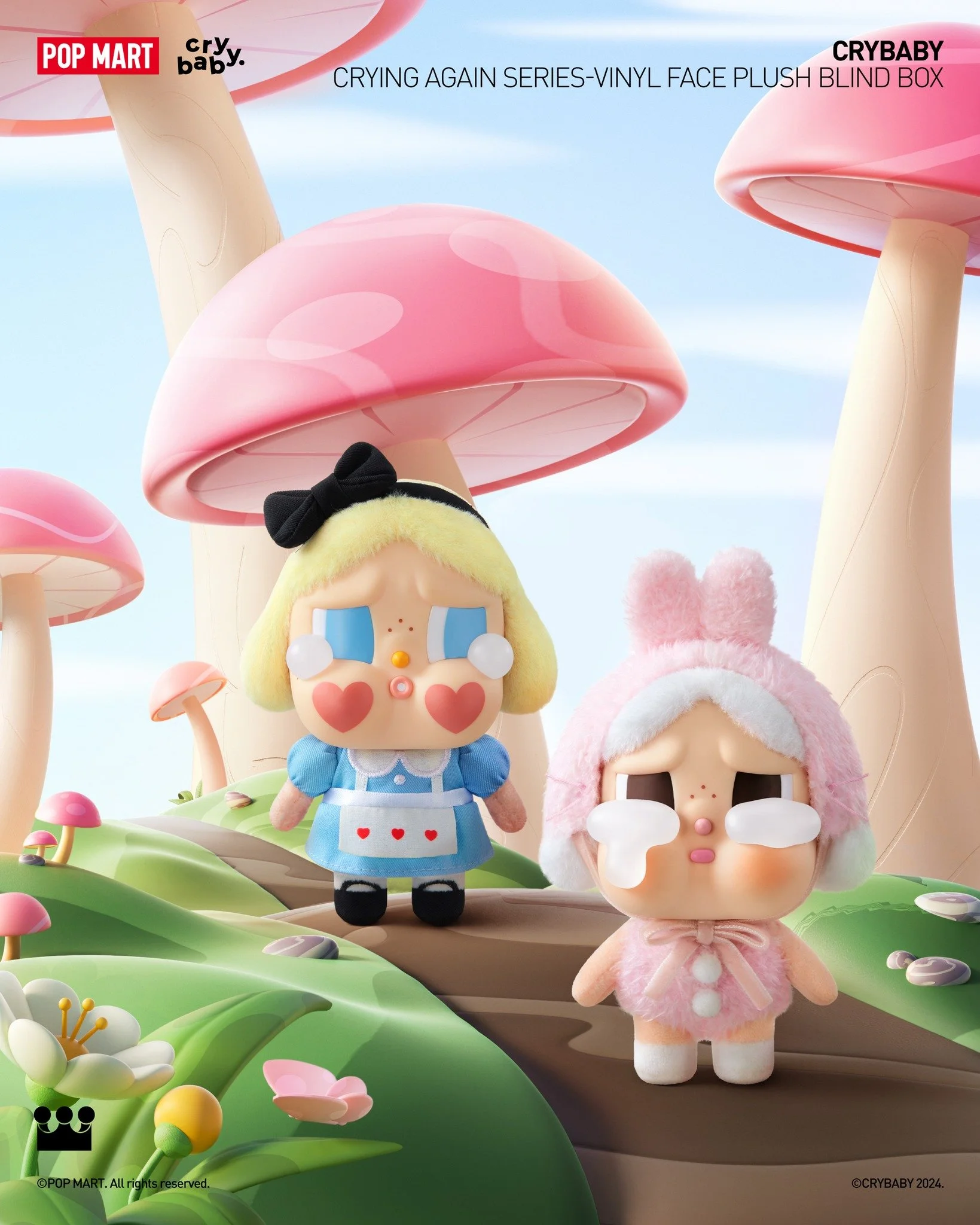 Authentic Real CRYBABY Crying Again Series Blind Box • POP MART Crybaby ...