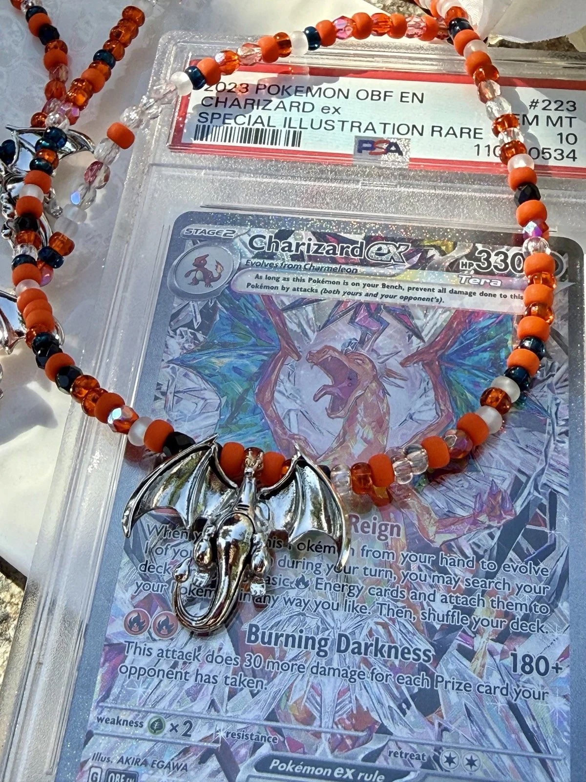 Charizard Necklace, Dragon Necklace, Pokemon Jewelry, Pokemon Necklace, Charizard Gifts, Dragon Jewelry, Fire Type Gifts, Charizard Choker