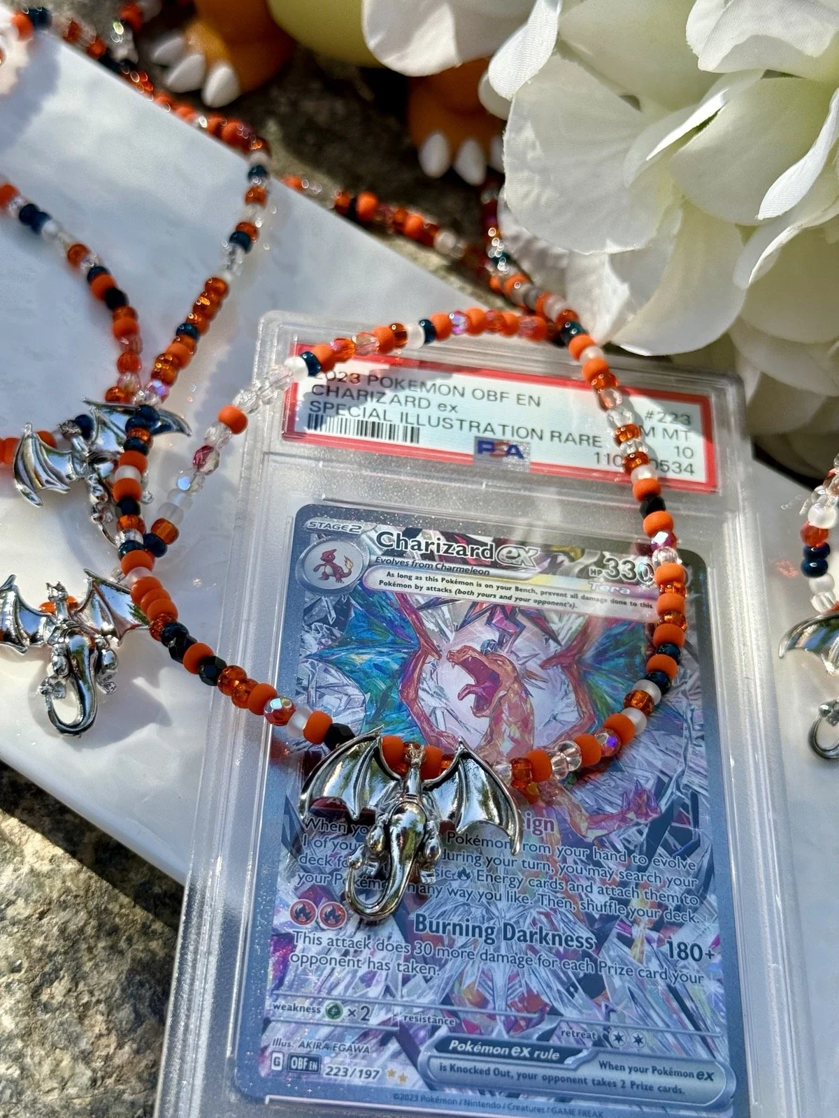 Charizard Necklace, Dragon Necklace, Pokemon Jewelry, Pokemon Necklace, Charizard Gifts, Dragon Jewelry, Fire Type Gifts, Charizard Choker