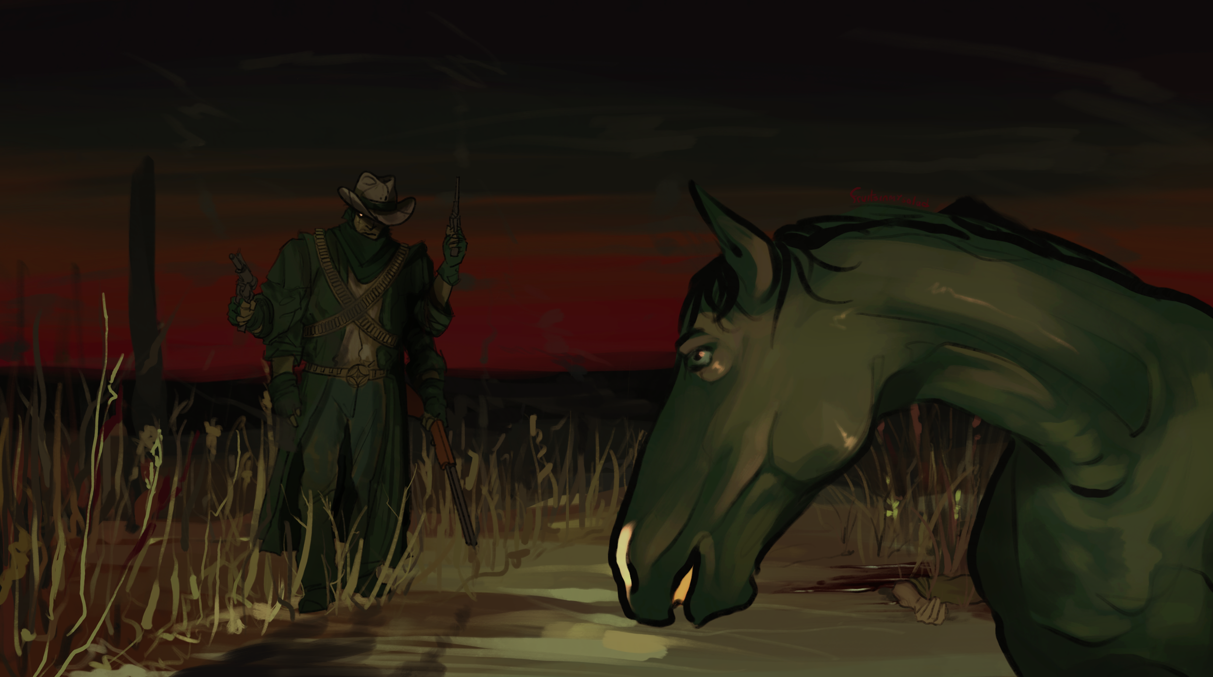 Character Illustration. Done on Procreate. 