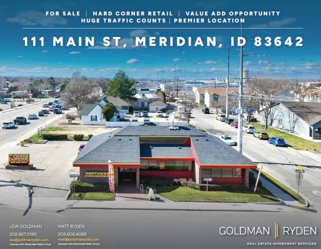 Franklin & Main | Meridian ID | Premier Hard Corner | $1,100,000