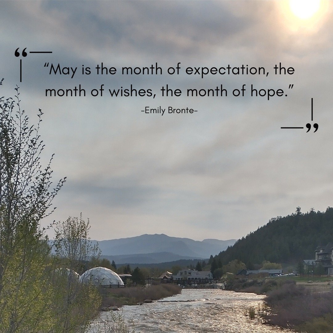 A new month with new possibilities!  Set your expectations high and have a great May!
.
.
.
 #getoutsidemore #totaloutdoorconnection #pagosasprings #skiandbowrack