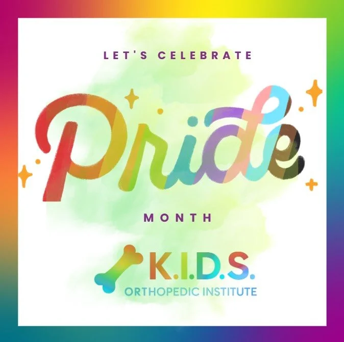 Happy Pride Month! This June, we proudly celebrate the LGBTQ+ community and reaffirm our commitment to providing compassionate, respectful, and inclusive care for every patient who walks through our doors. 

At K.I.D.S. Orthopedic Institute, we belie