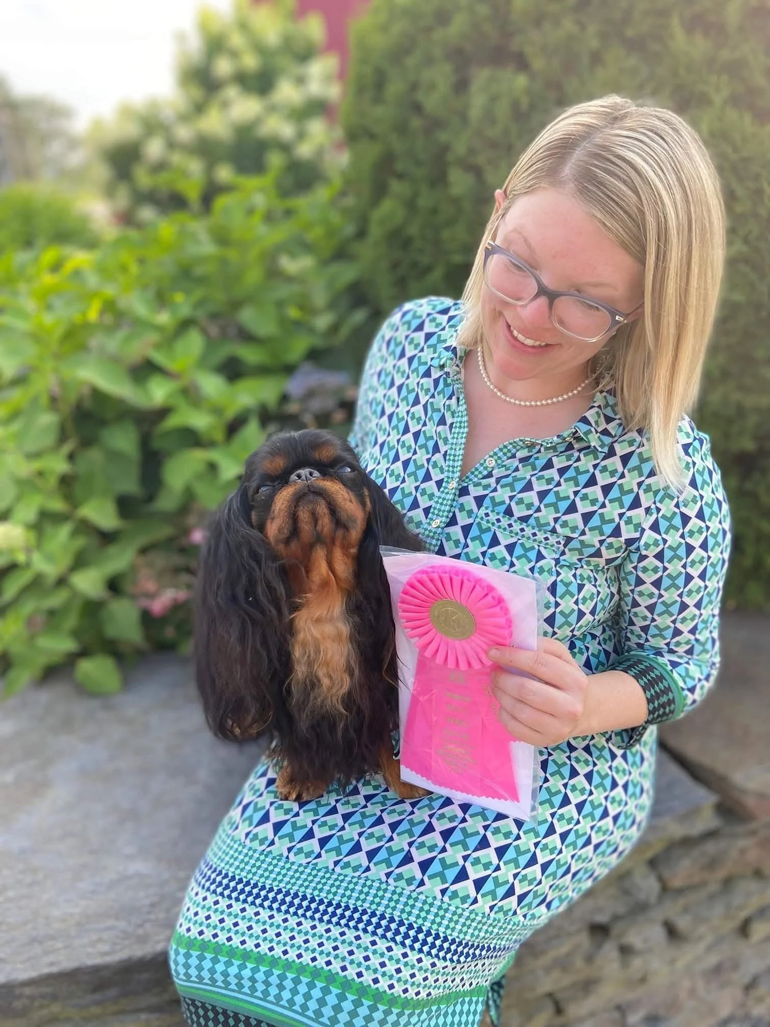 Cedric, English Toy Spaniel, Winning the Owner Handled Group