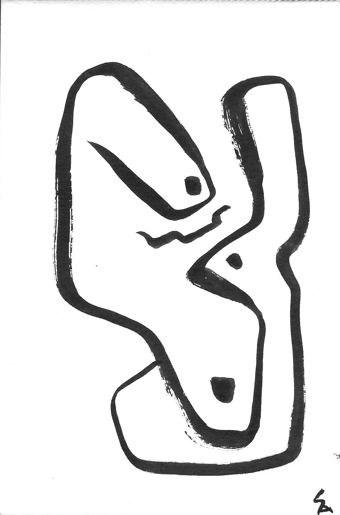 Ink Drawing Series 3 - Eccentric Expressions