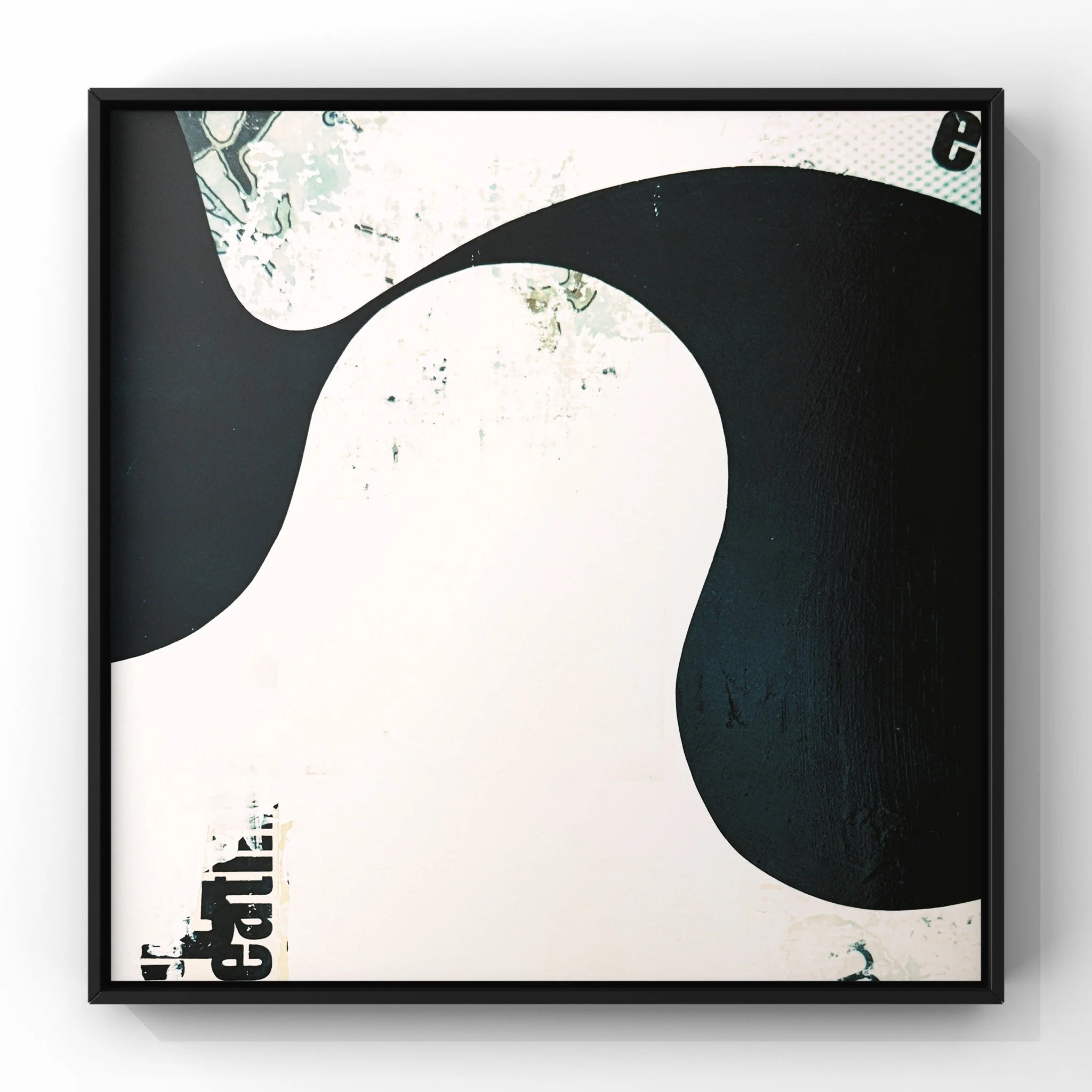 "Lacuna I" 
Mixed media on panel
12"x12"