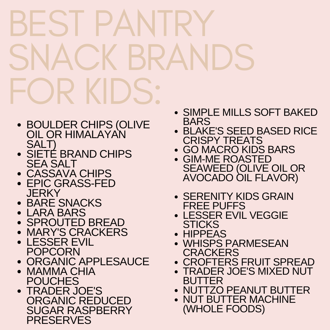 healthy snacks for kids